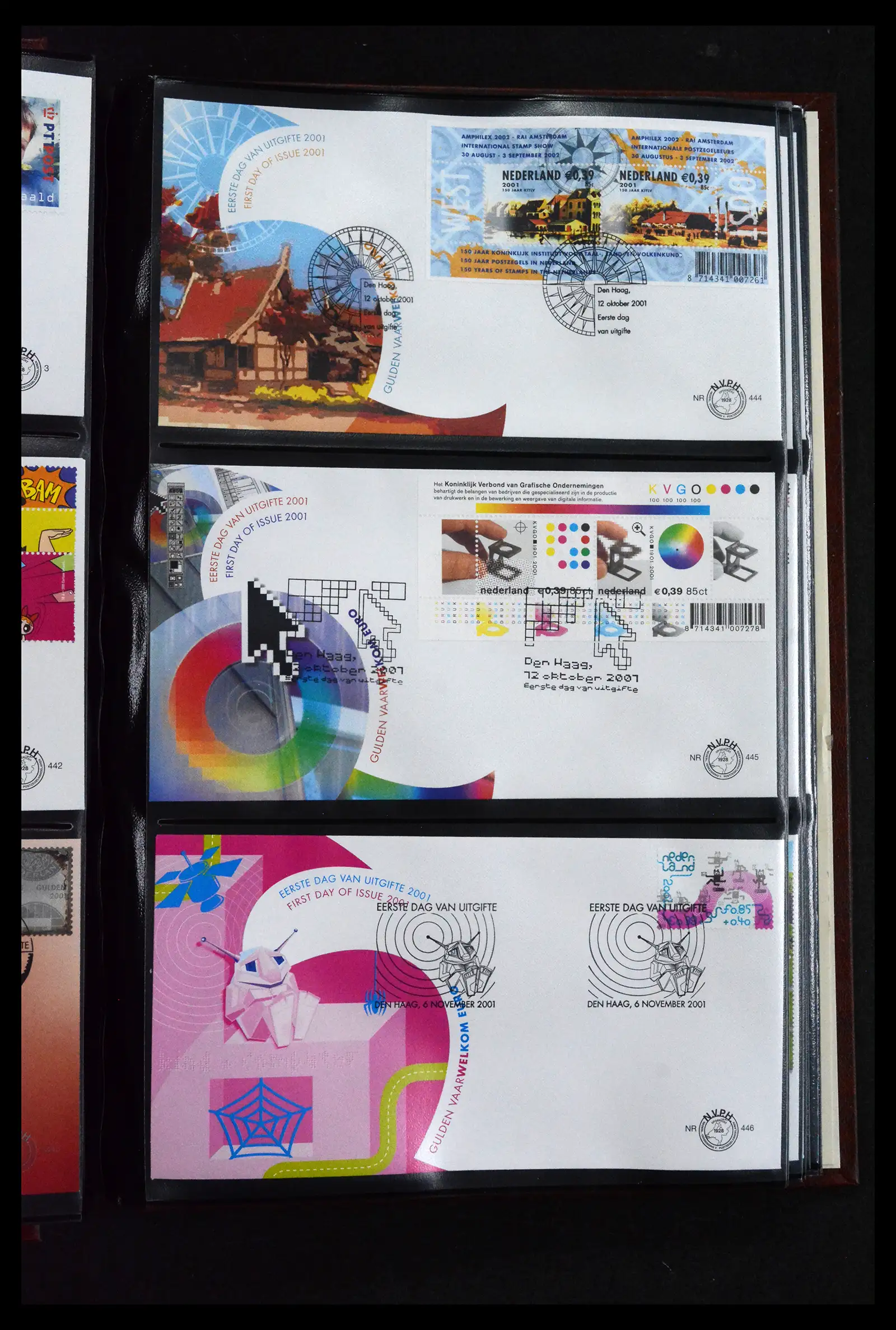 41683 0015 - Postzegelverzameling 41683 Nederland fdc's 2001-2013.