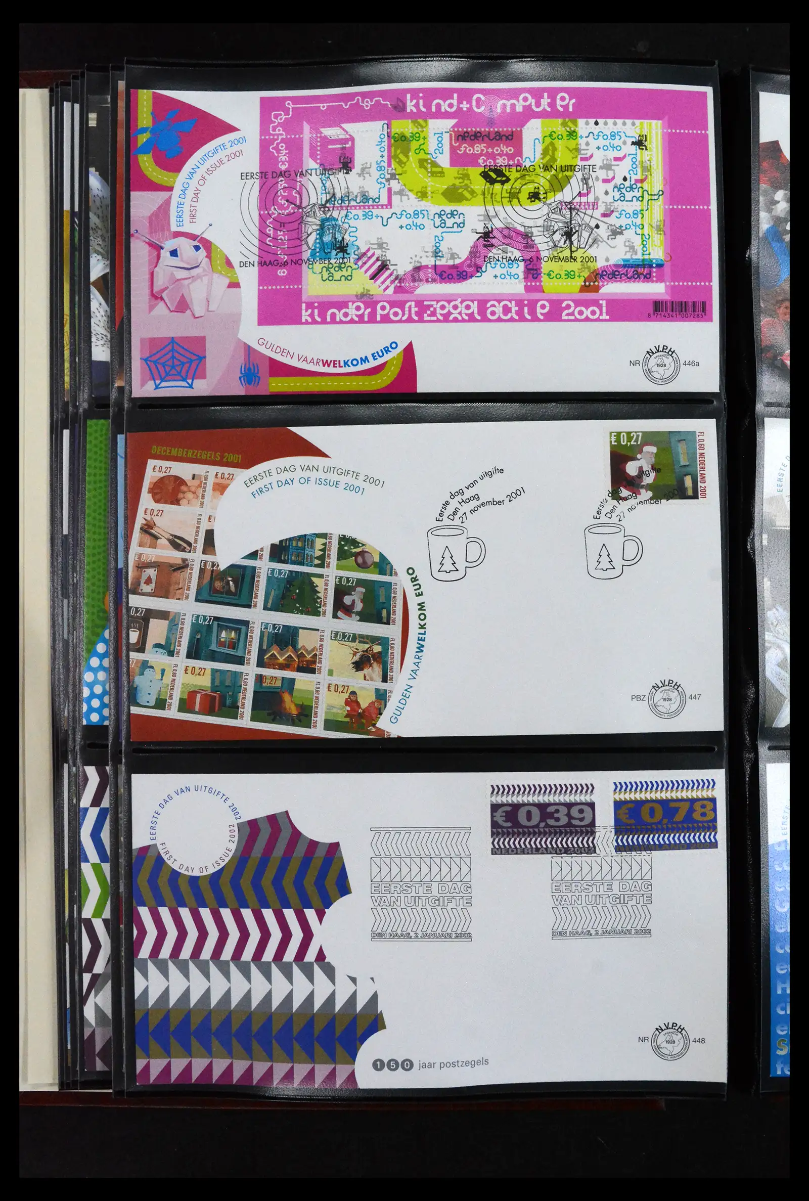41683 0016 - Postzegelverzameling 41683 Nederland fdc's 2001-2013.