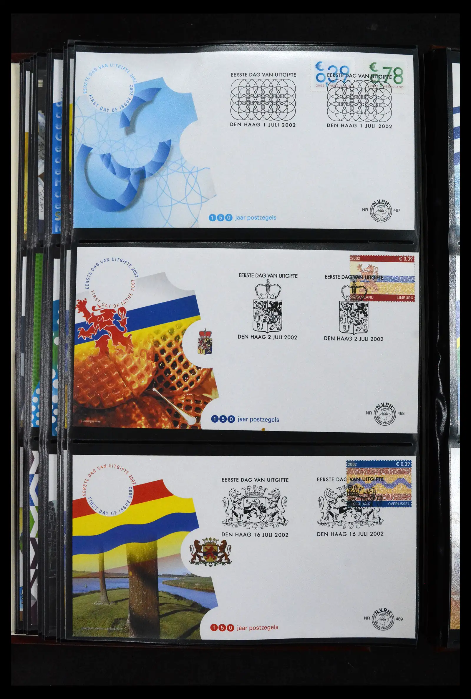 41683 0024 - Postzegelverzameling 41683 Nederland fdc's 2001-2013.