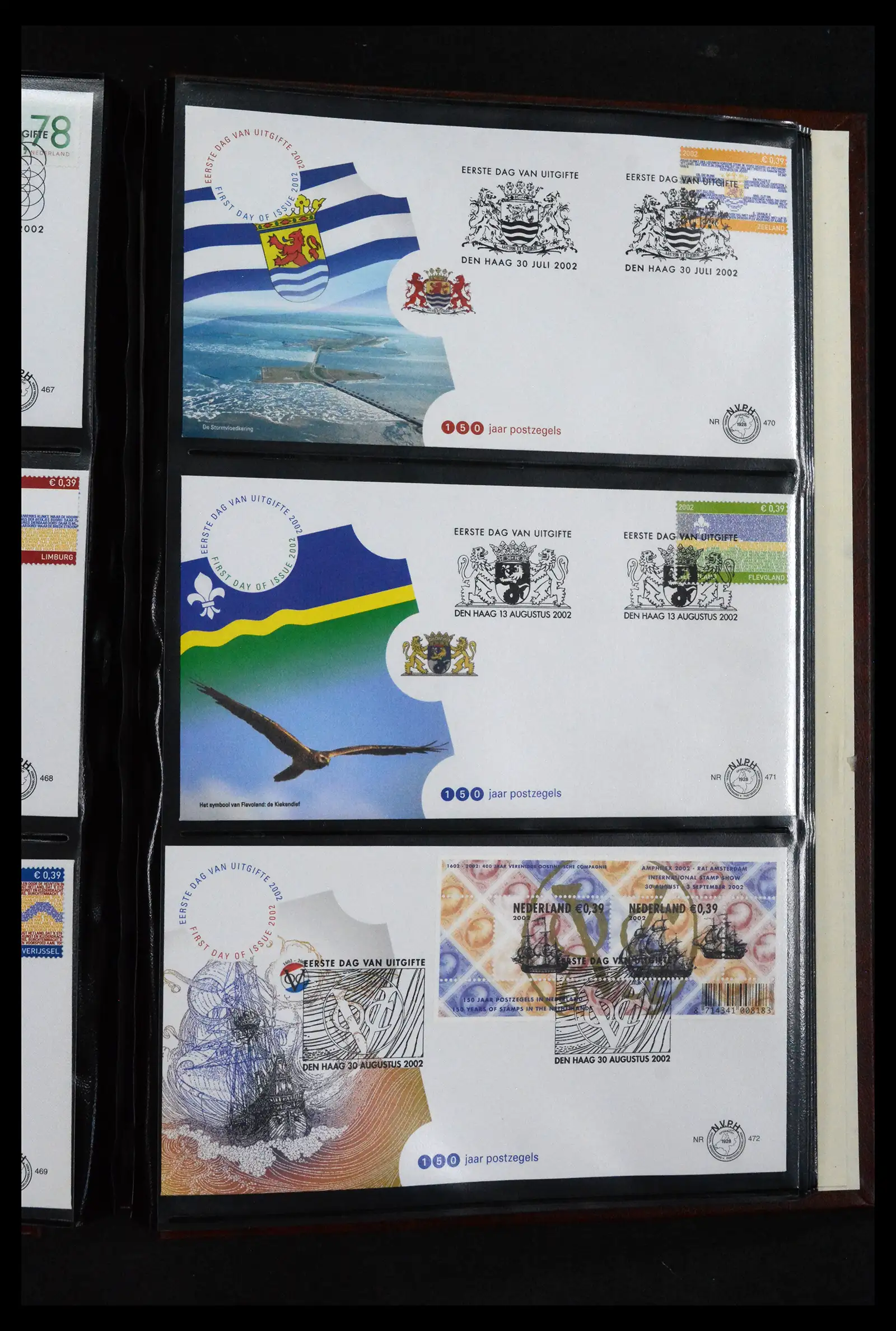 41683 0025 - Postzegelverzameling 41683 Nederland fdc's 2001-2013.