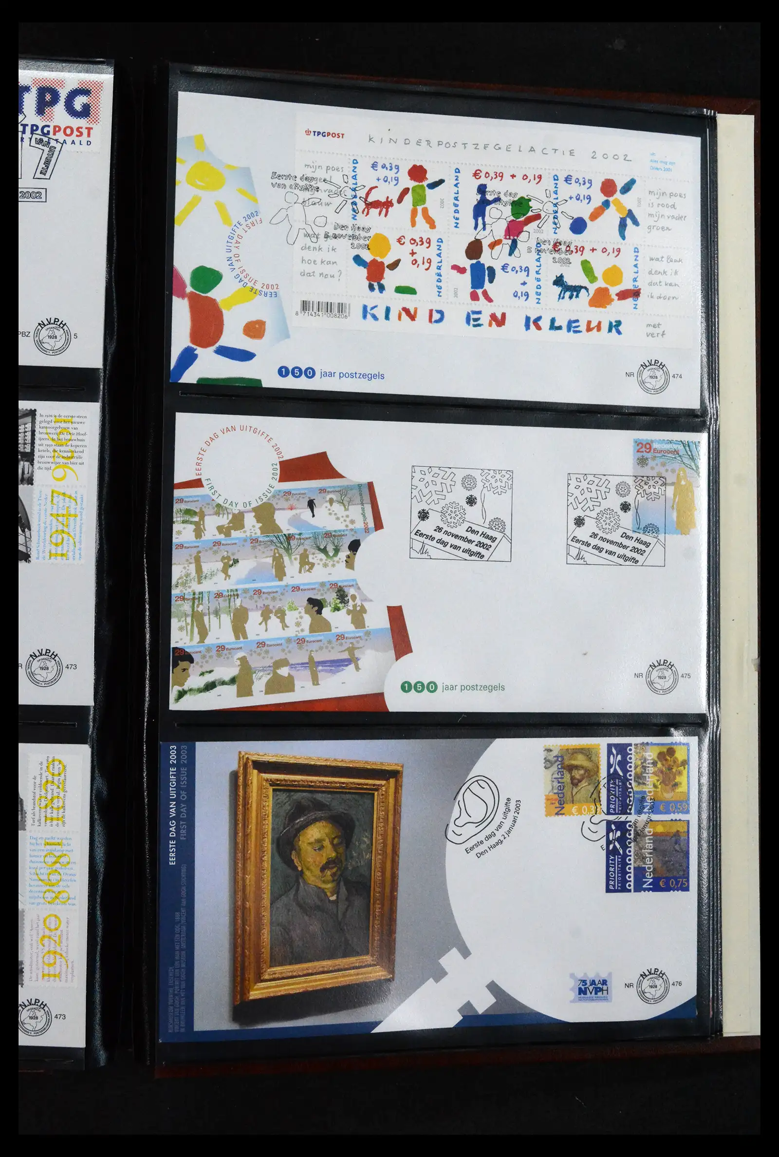 41683 0027 - Postzegelverzameling 41683 Nederland fdc's 2001-2013.