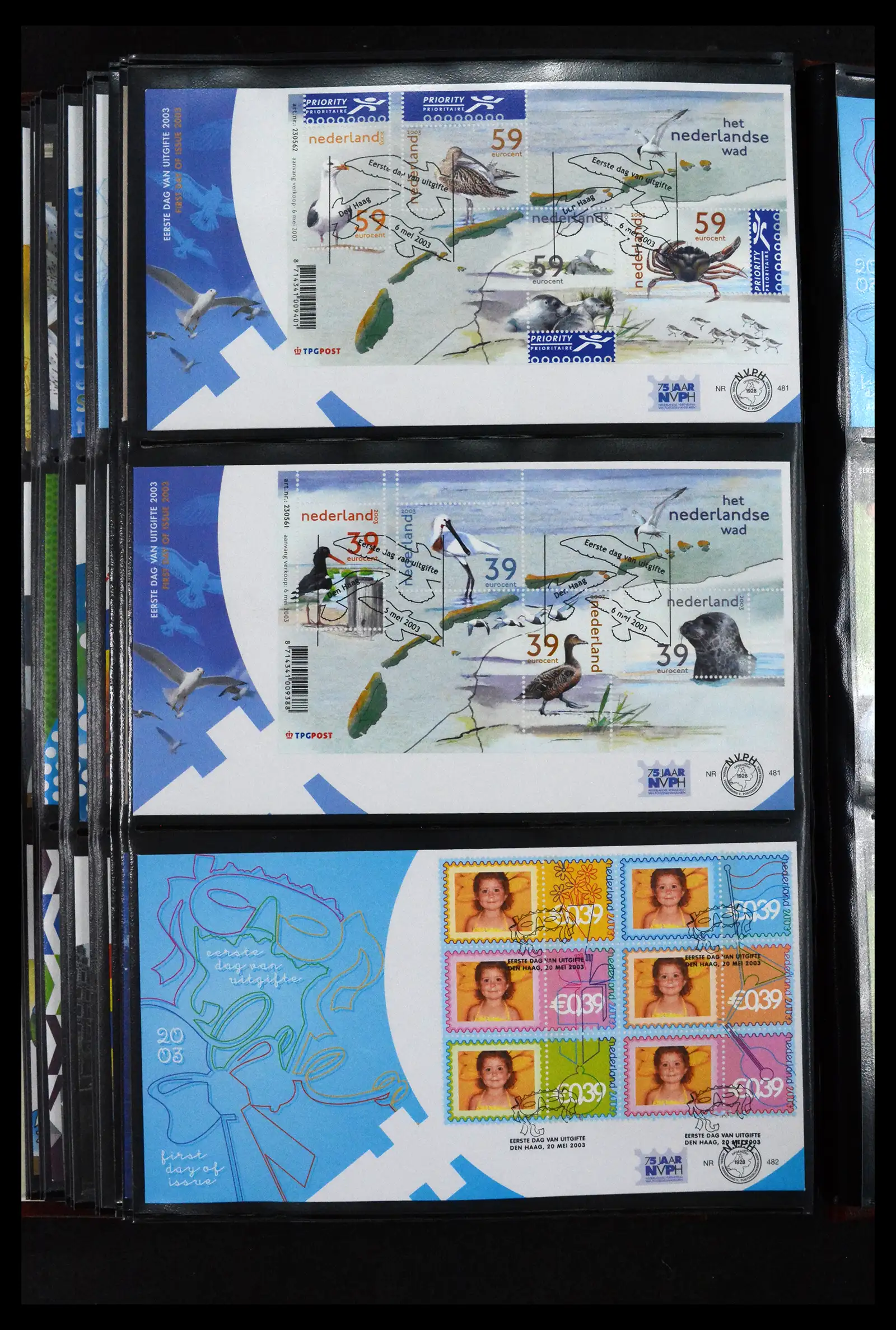 41683 0029 - Postzegelverzameling 41683 Nederland fdc's 2001-2013.