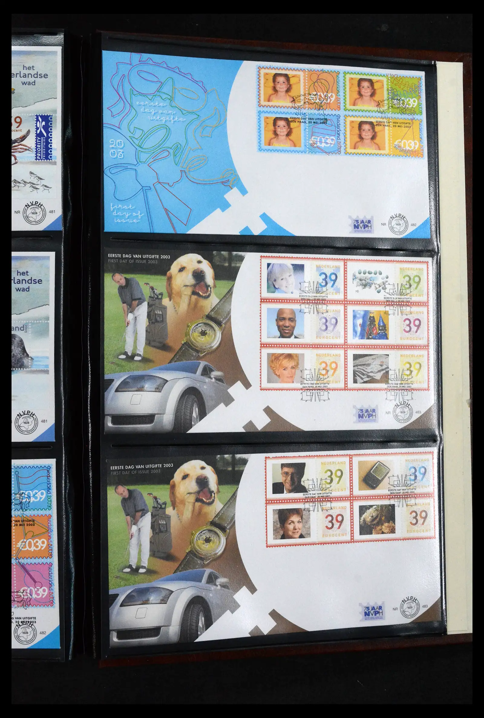 41683 0030 - Postzegelverzameling 41683 Nederland fdc's 2001-2013.