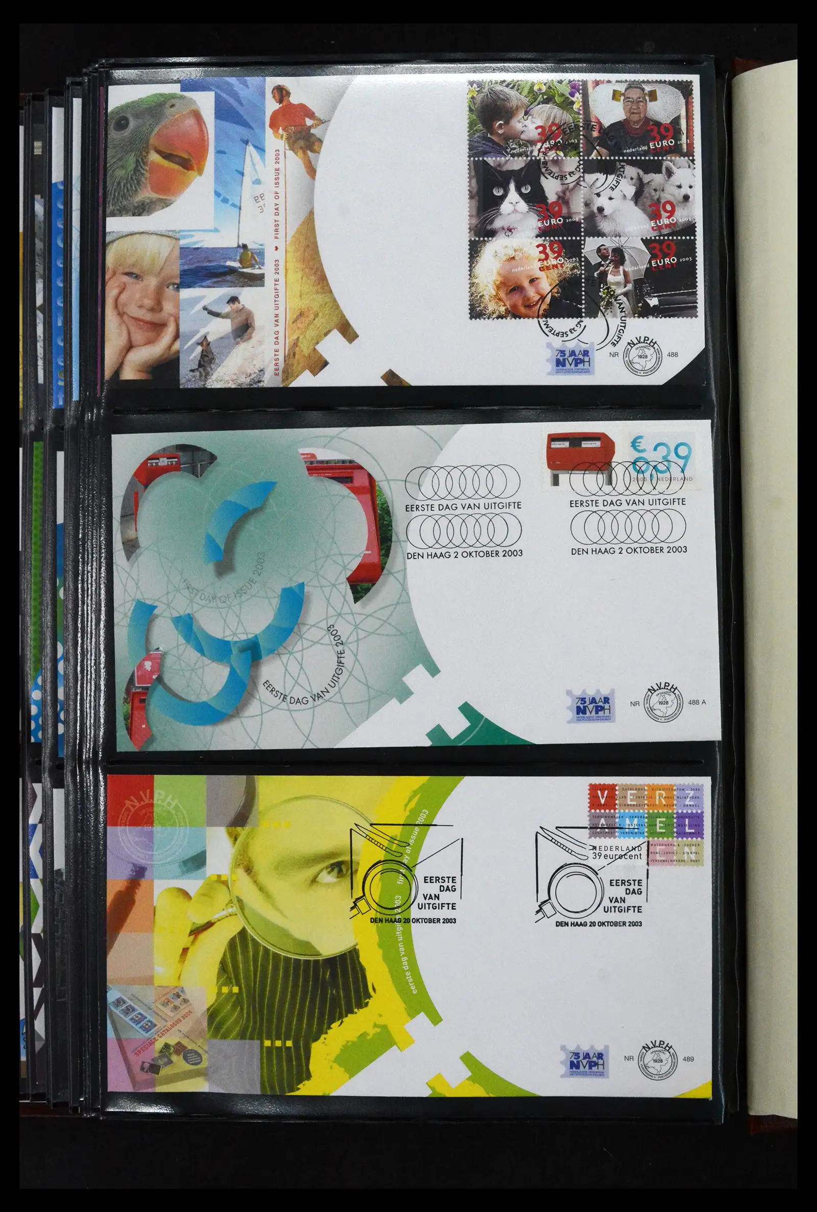 41683 0033 - Postzegelverzameling 41683 Nederland fdc's 2001-2013.