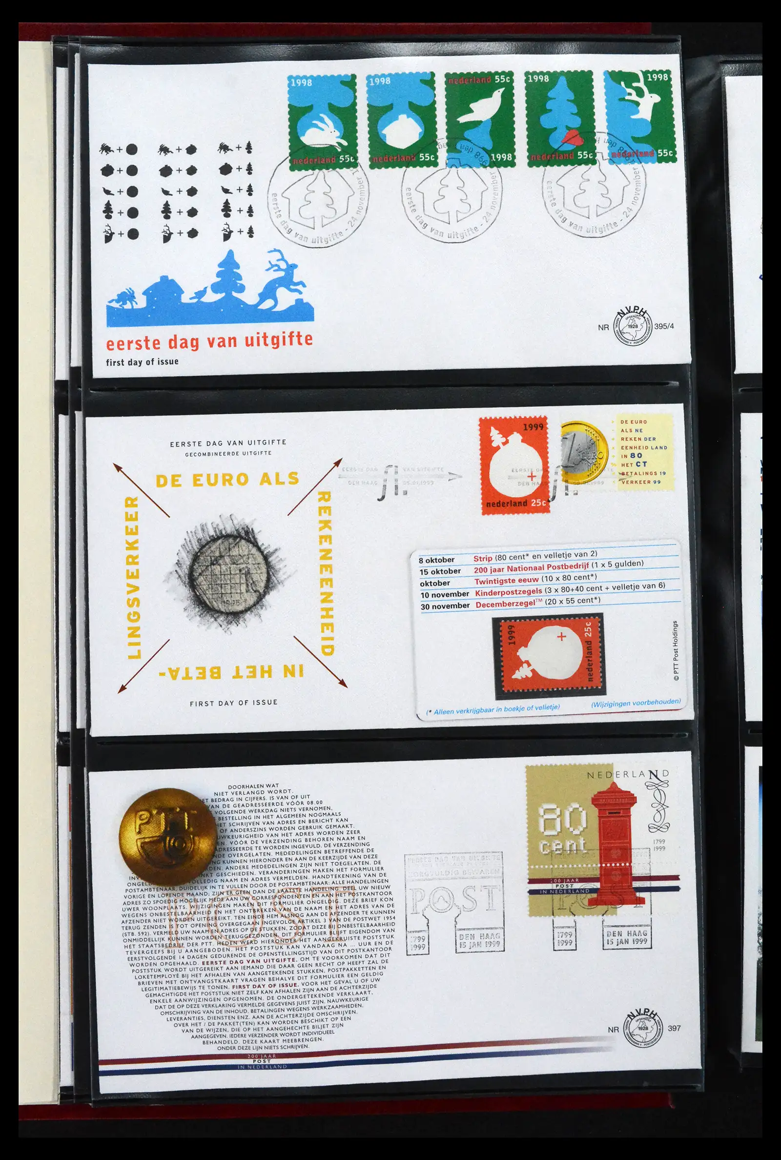 41683 0039 - Postzegelverzameling 41683 Nederland fdc's 2001-2013.