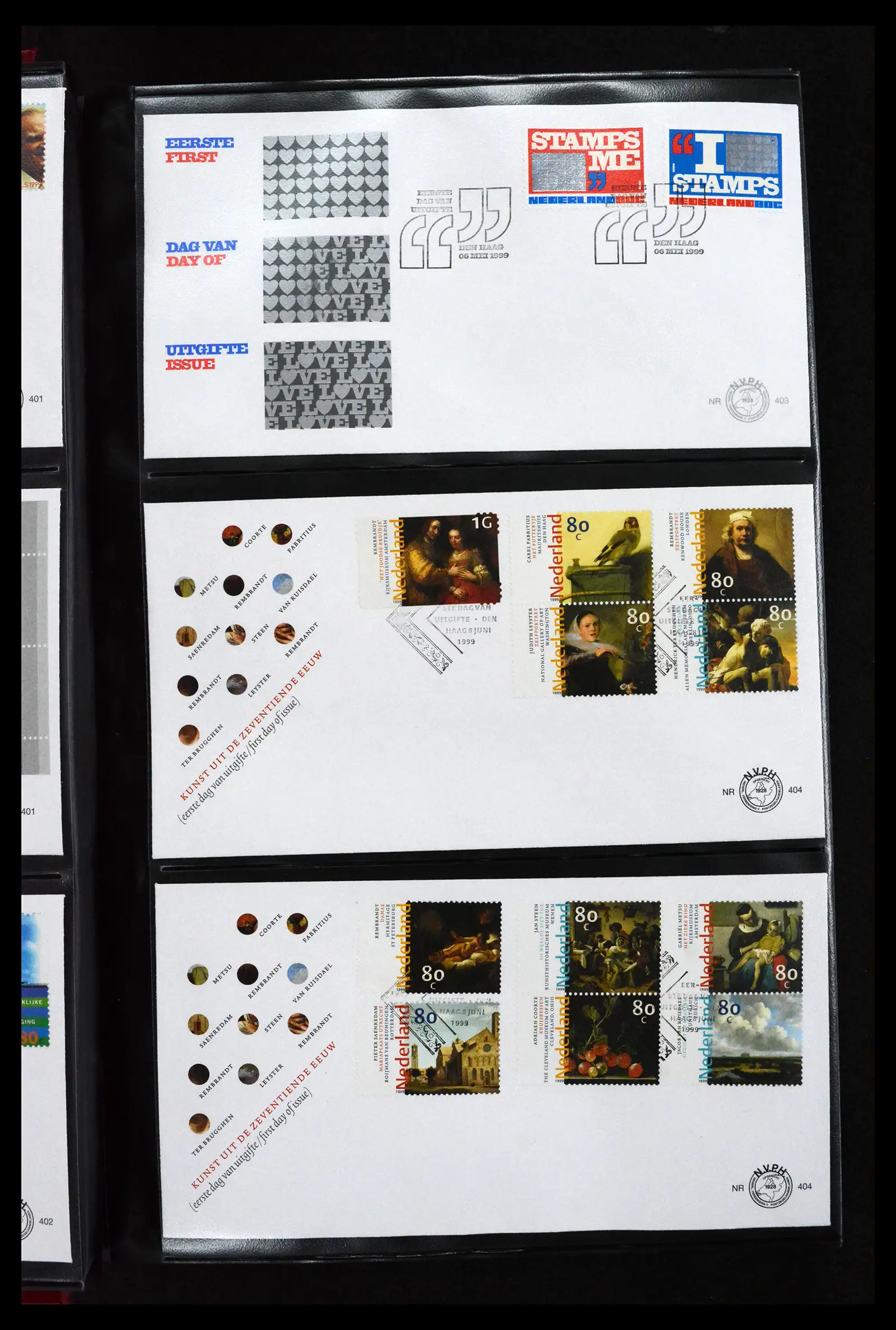 41683 0042 - Postzegelverzameling 41683 Nederland fdc's 2001-2013.