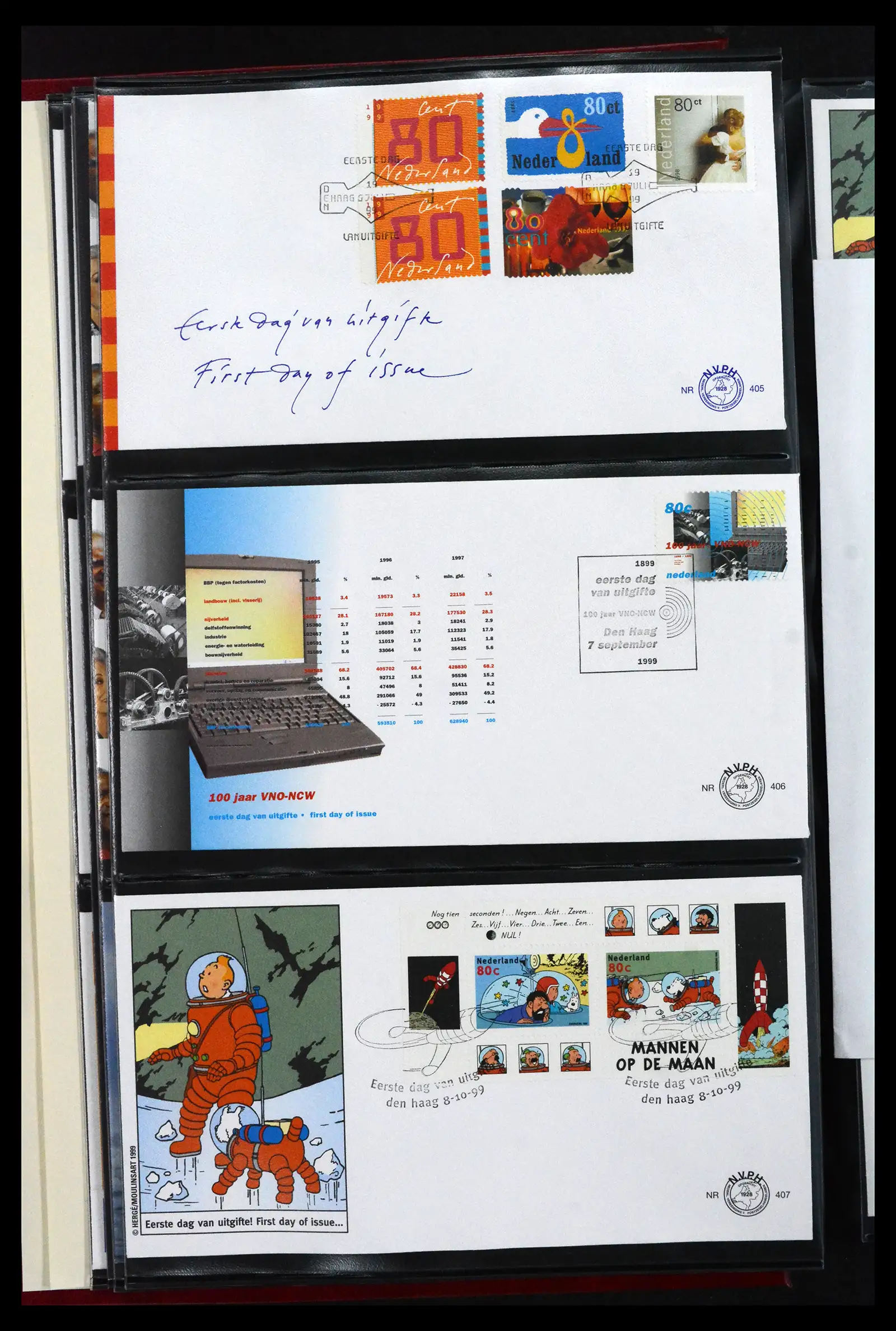 41683 0043 - Postzegelverzameling 41683 Nederland fdc's 2001-2013.