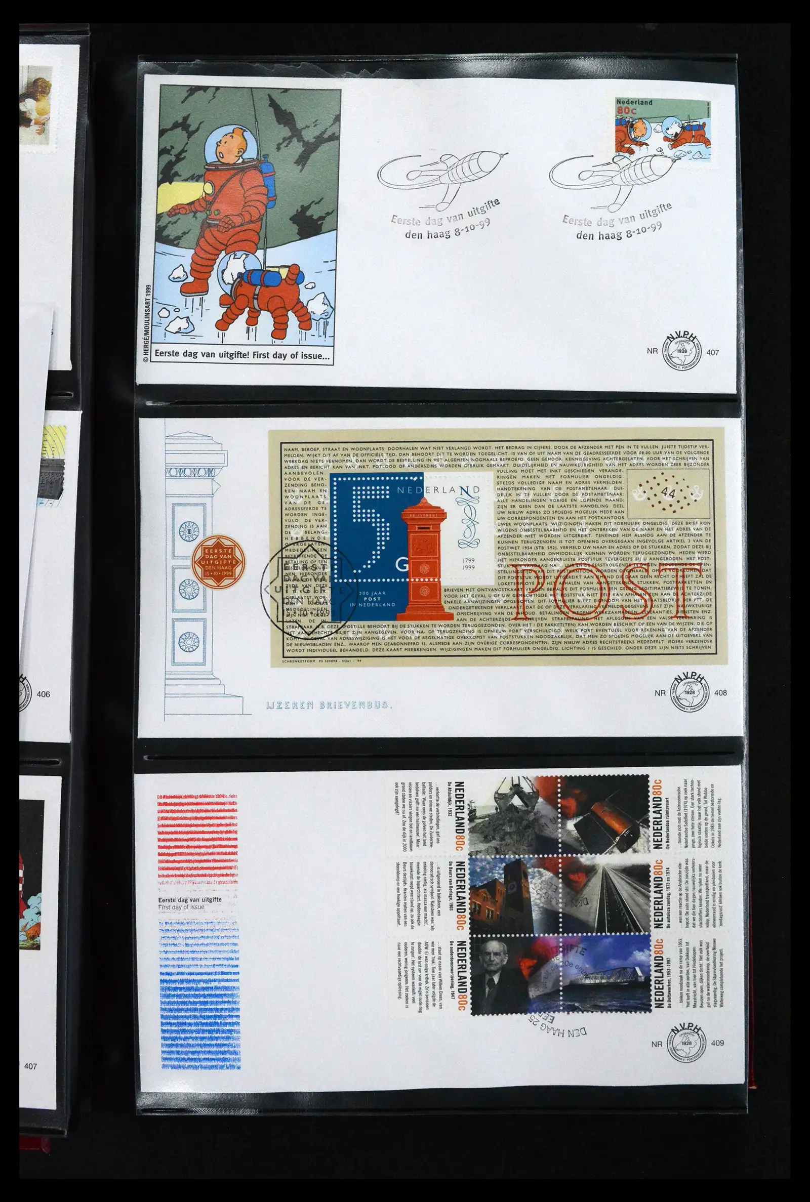 41683 0044 - Postzegelverzameling 41683 Nederland fdc's 2001-2013.