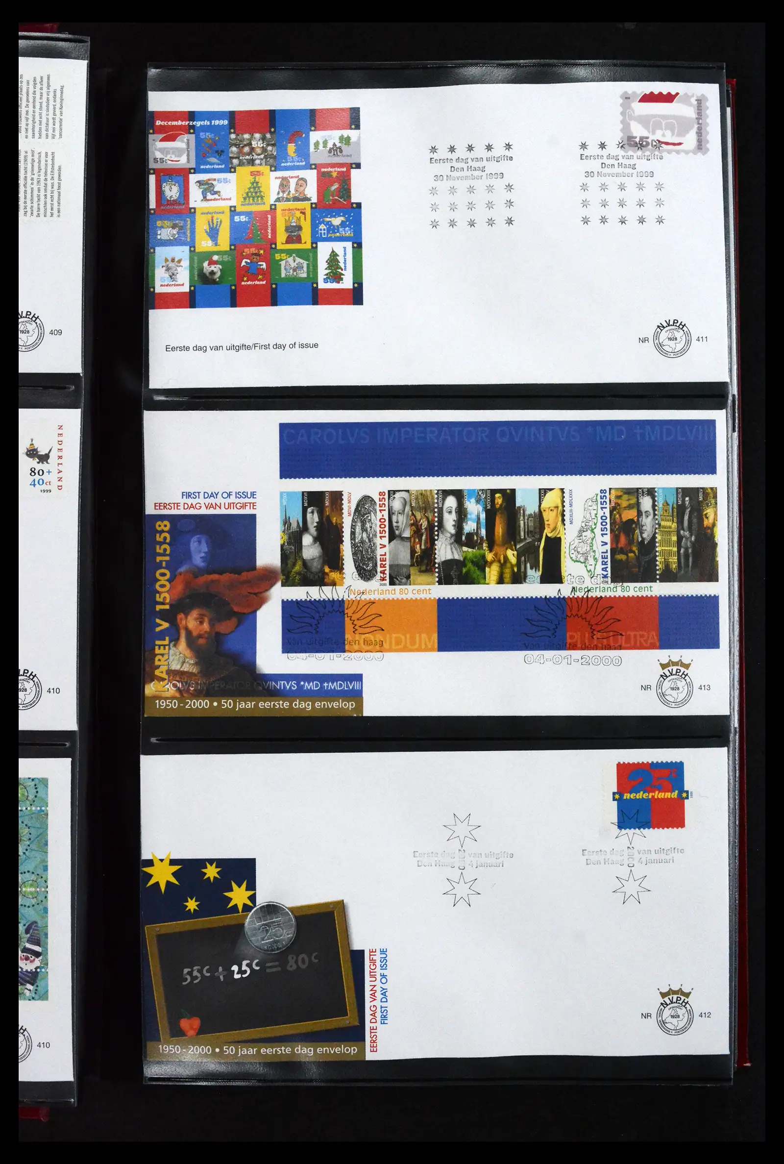 41683 0046 - Postzegelverzameling 41683 Nederland fdc's 2001-2013.