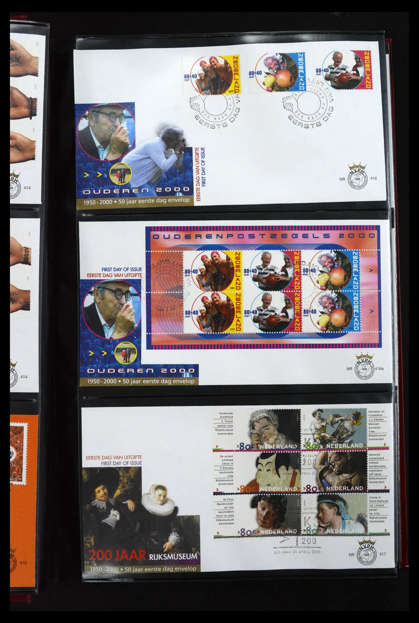 41683 0048 - Postzegelverzameling 41683 Nederland fdc's 2001-2013.