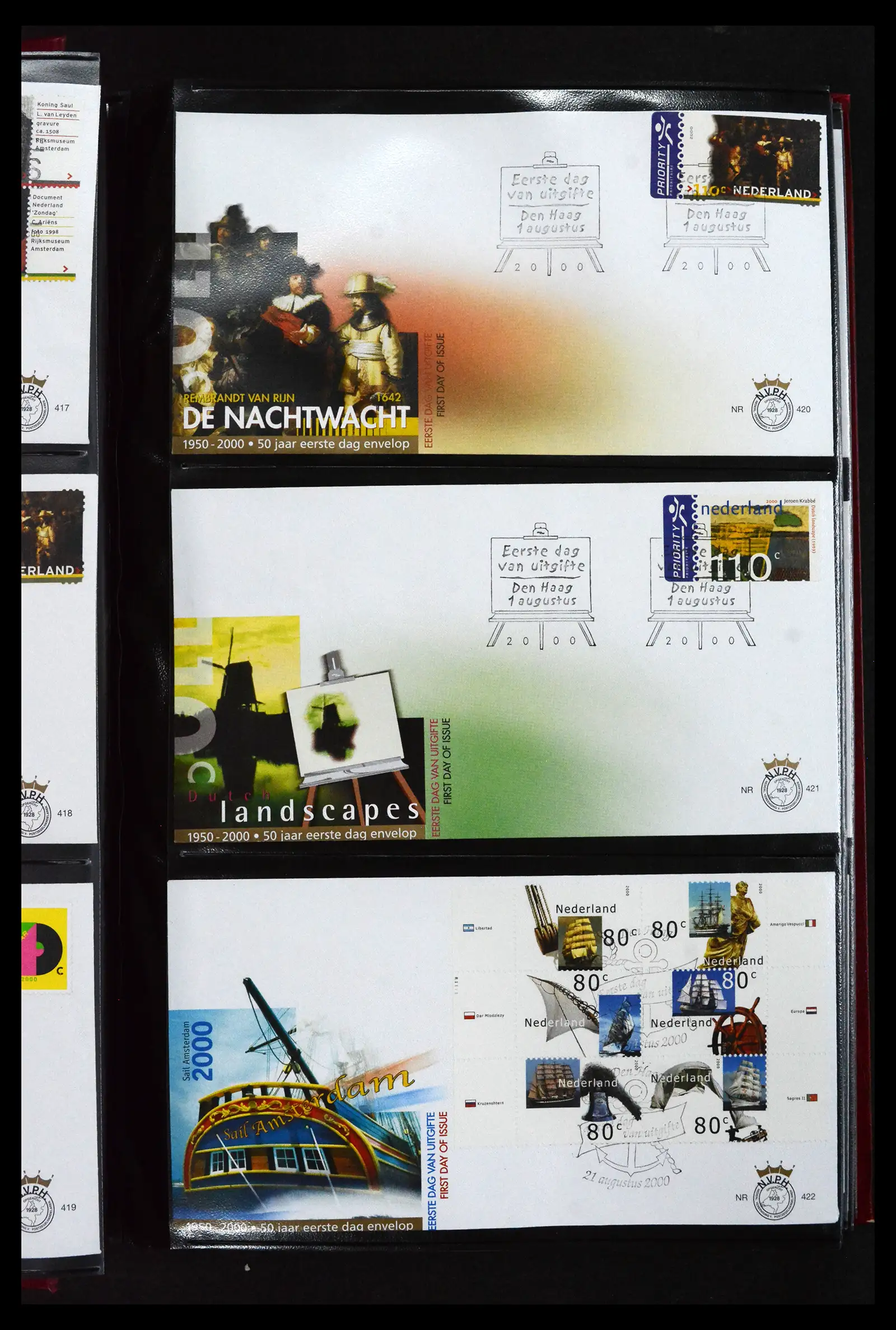 41683 0050 - Postzegelverzameling 41683 Nederland fdc's 2001-2013.