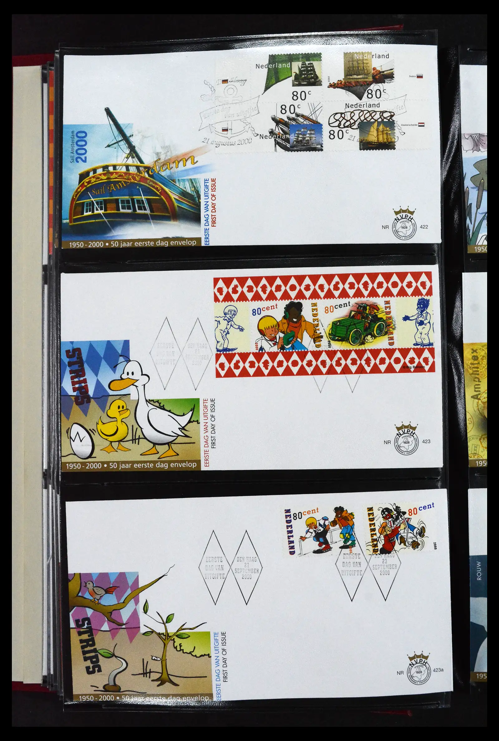 41683 0051 - Postzegelverzameling 41683 Nederland fdc's 2001-2013.