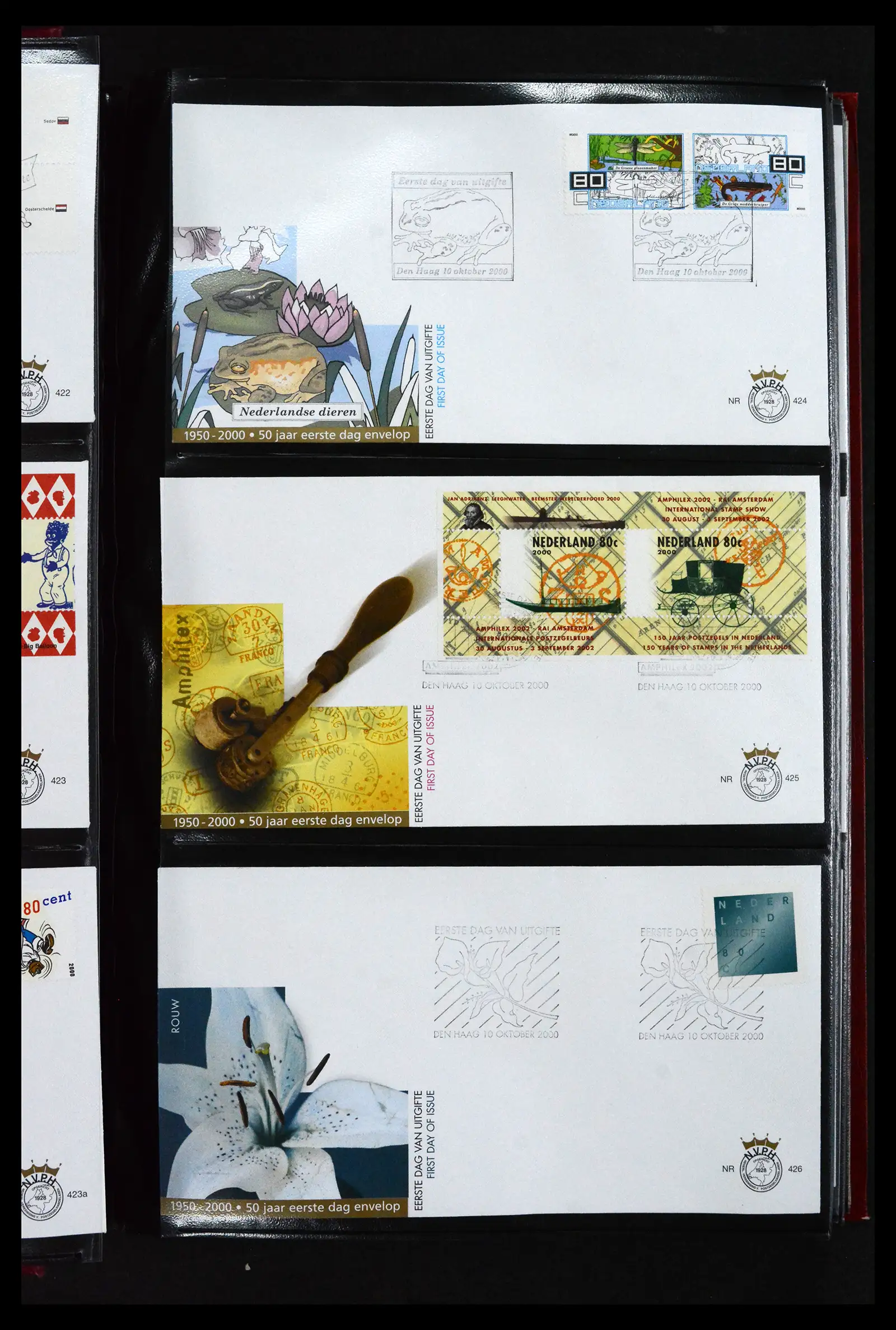 41683 0052 - Postzegelverzameling 41683 Nederland fdc's 2001-2013.