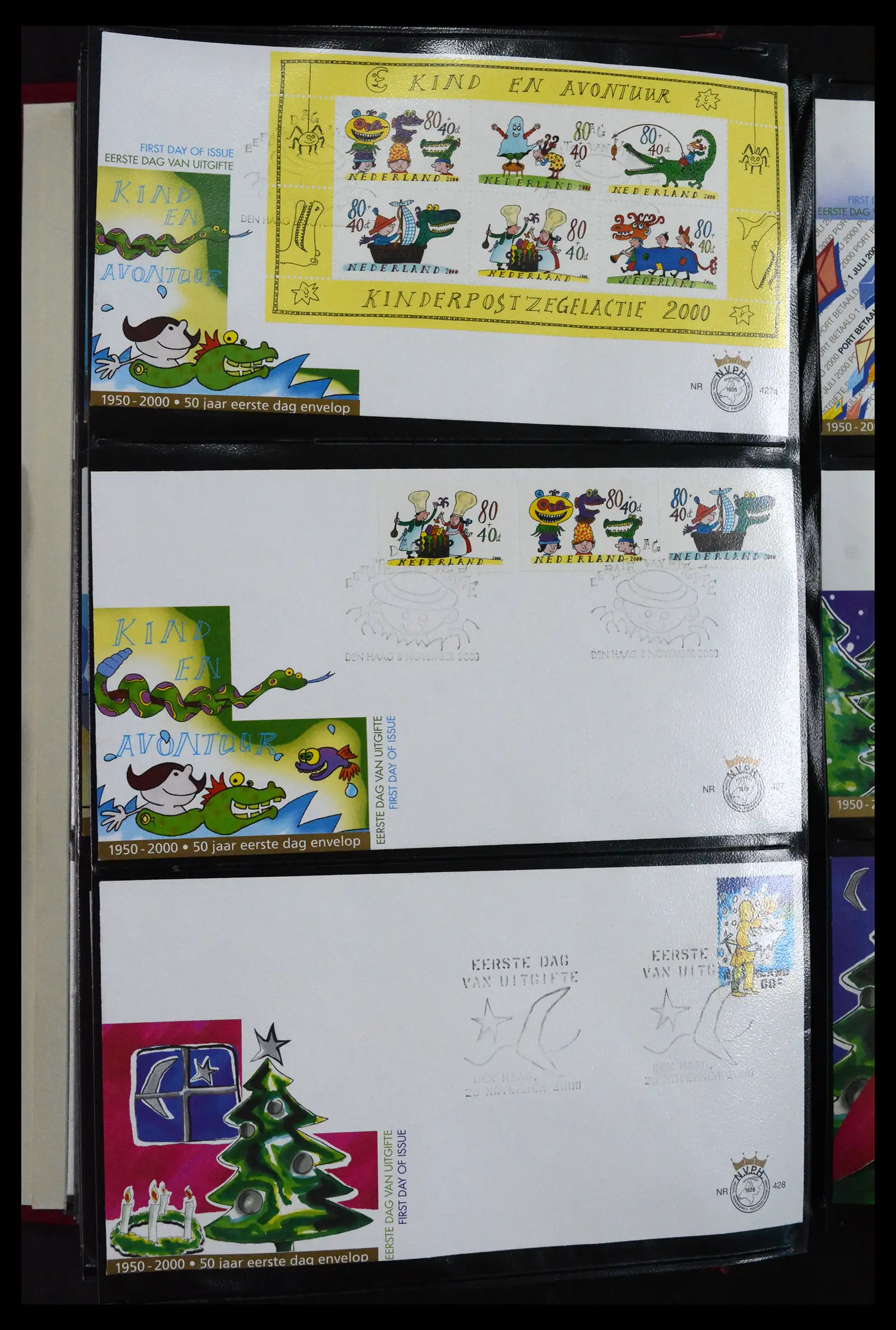 41683 0053 - Postzegelverzameling 41683 Nederland fdc's 2001-2013.