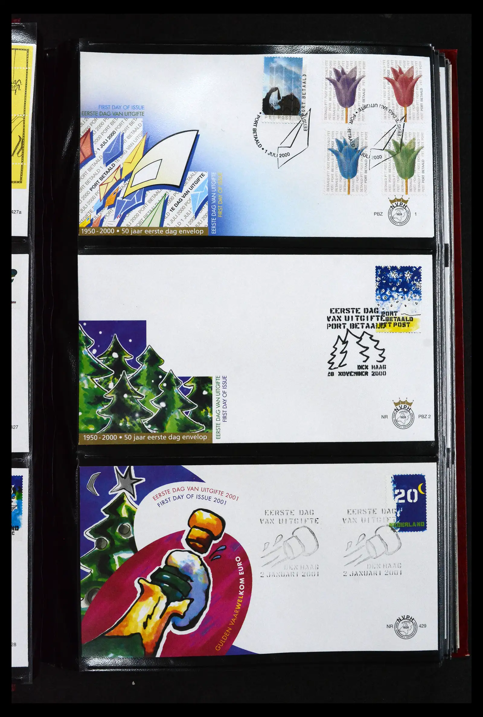41683 0054 - Postzegelverzameling 41683 Nederland fdc's 2001-2013.