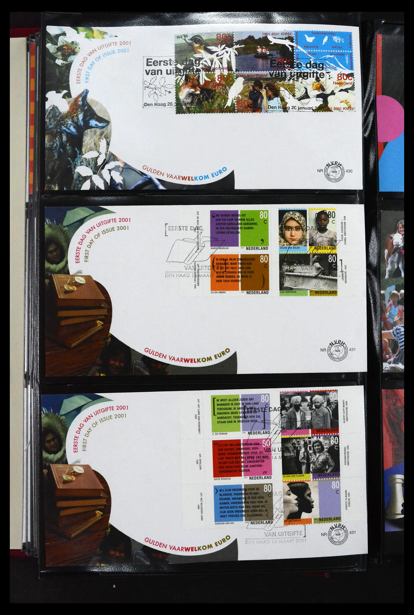 41683 0055 - Postzegelverzameling 41683 Nederland fdc's 2001-2013.