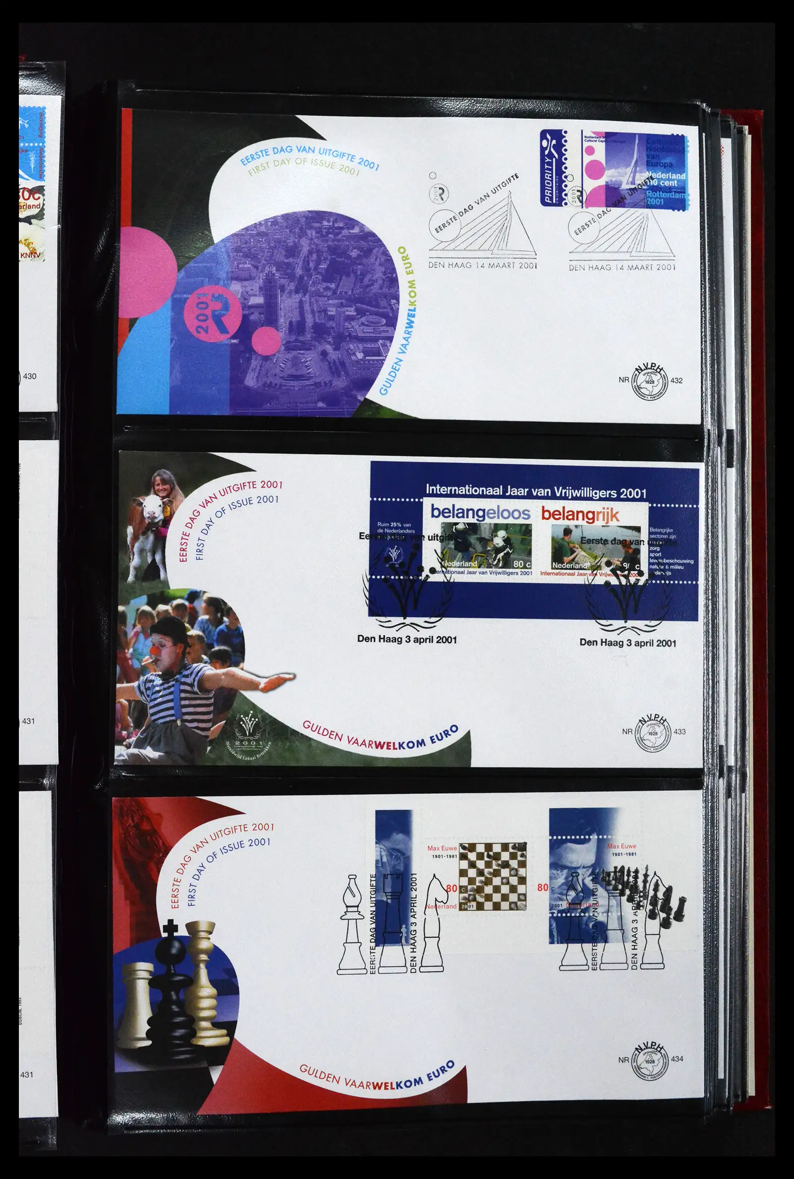 41683 0056 - Postzegelverzameling 41683 Nederland fdc's 2001-2013.