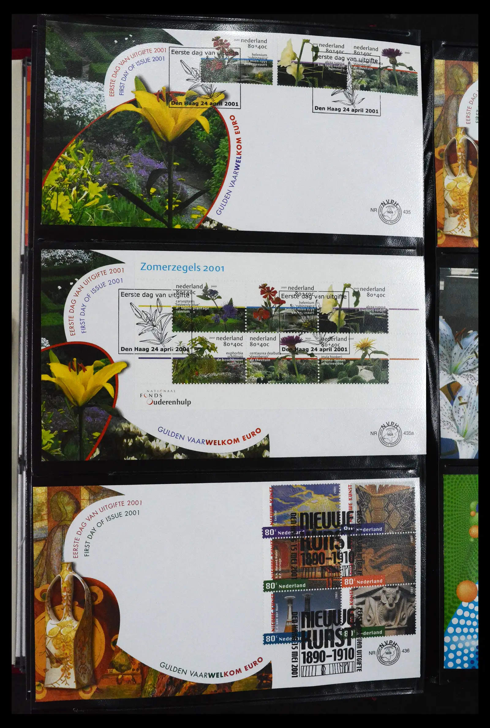 41683 0057 - Postzegelverzameling 41683 Nederland fdc's 2001-2013.