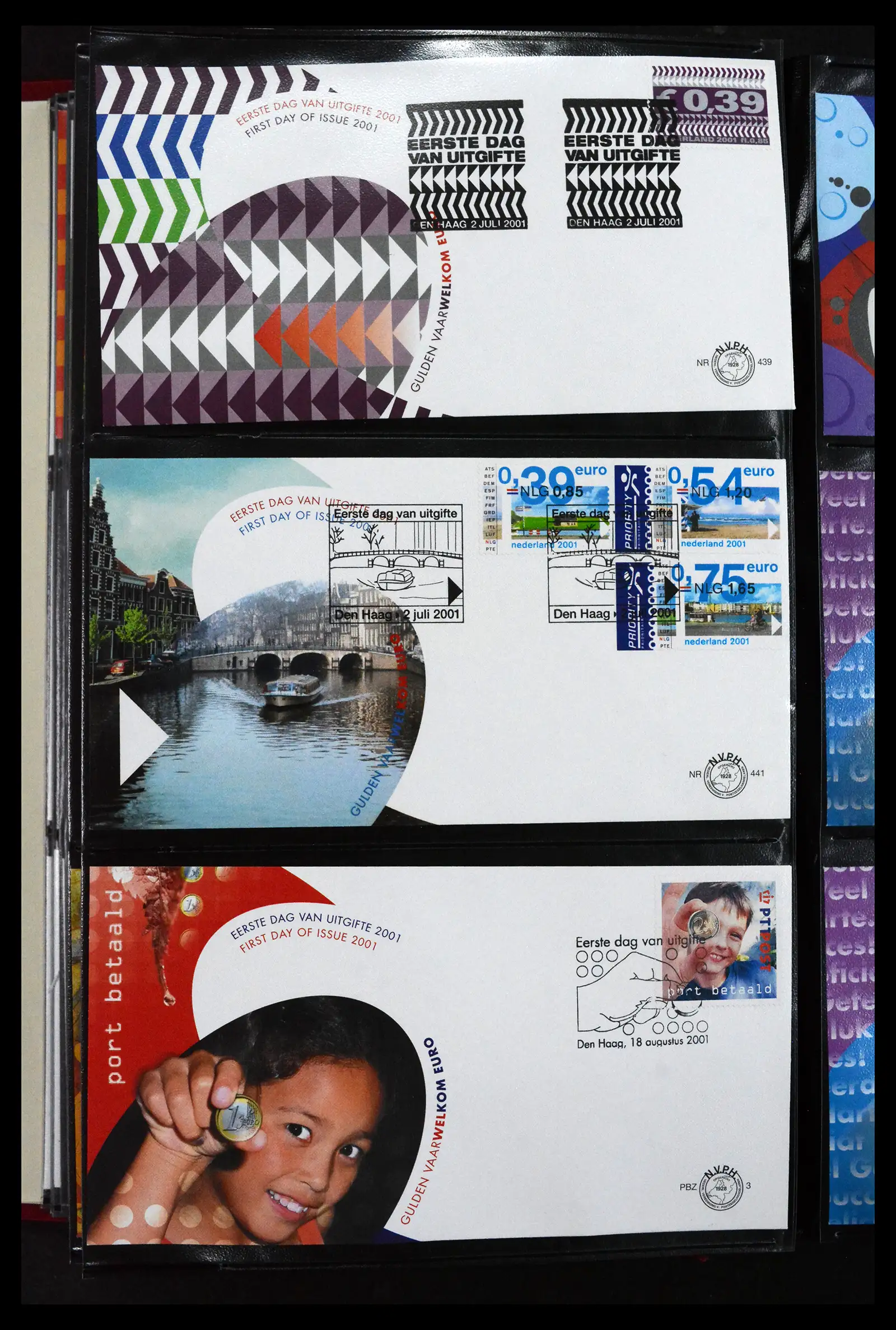 41683 0059 - Postzegelverzameling 41683 Nederland fdc's 2001-2013.