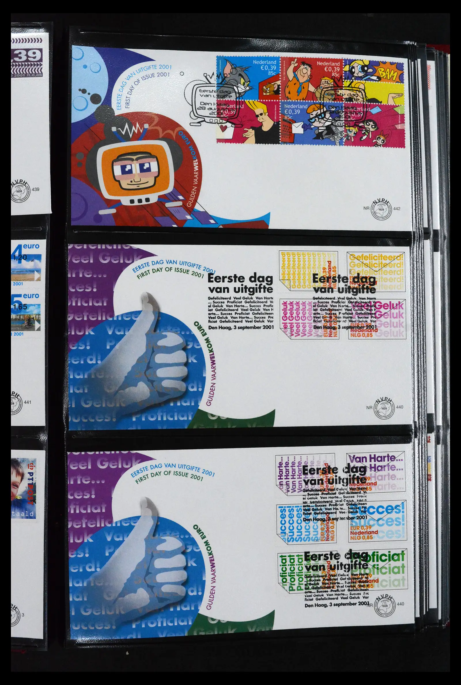 41683 0060 - Postzegelverzameling 41683 Nederland fdc's 2001-2013.