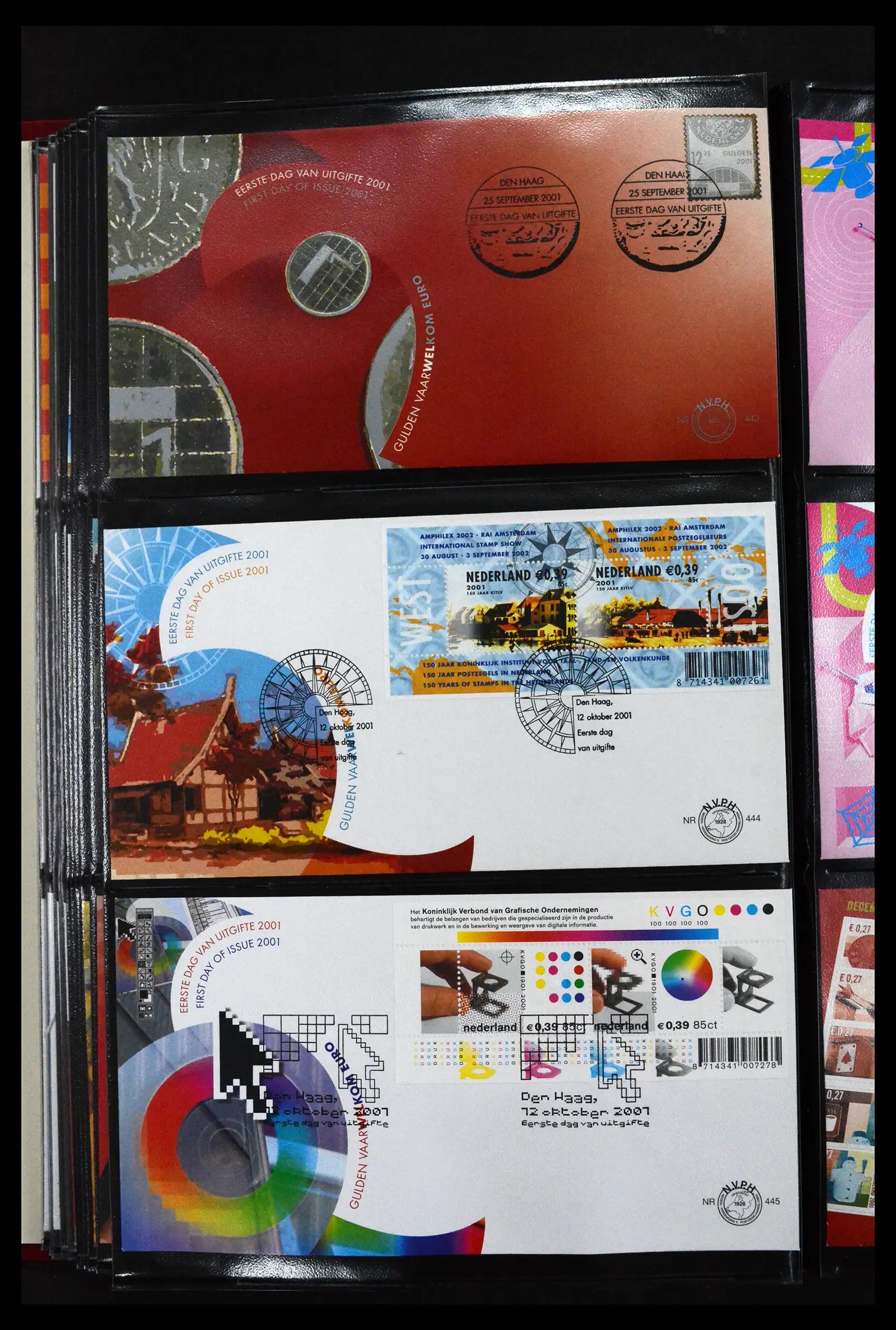 41683 0061 - Postzegelverzameling 41683 Nederland fdc's 2001-2013.