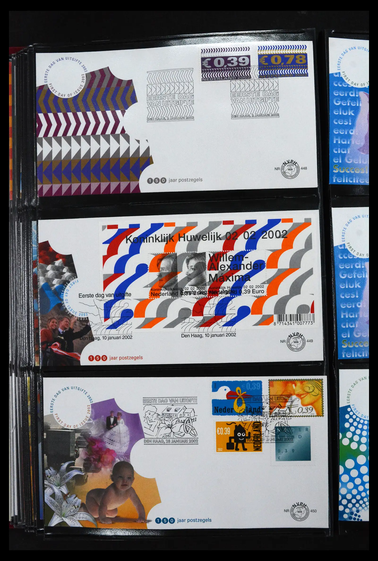 41683 0063 - Postzegelverzameling 41683 Nederland fdc's 2001-2013.