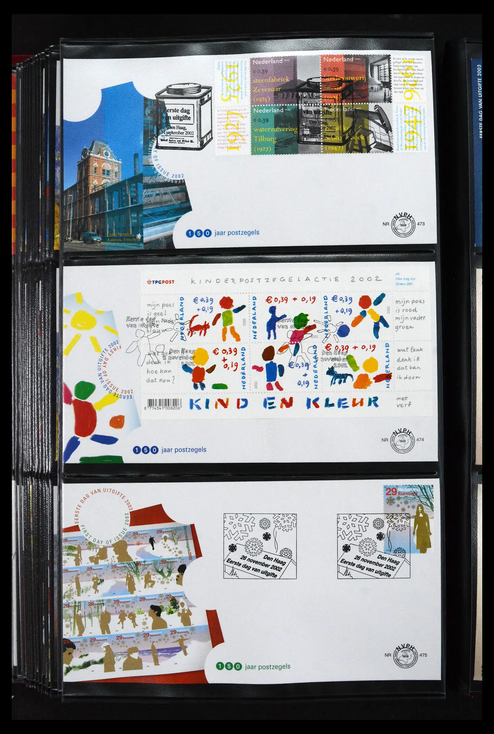 41683 0073 - Postzegelverzameling 41683 Nederland fdc's 2001-2013.