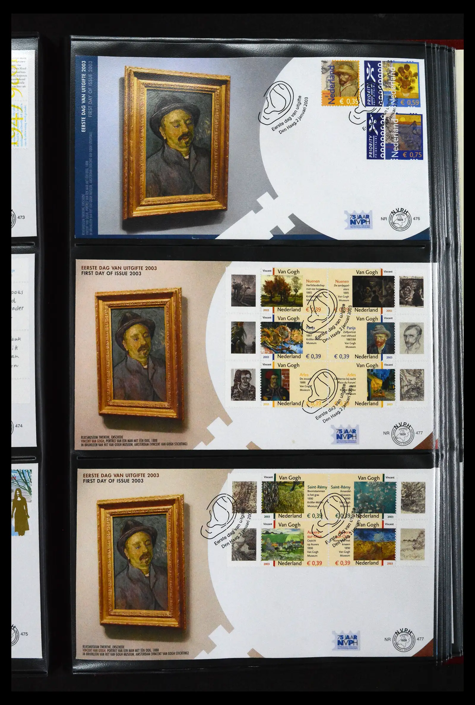 41683 0074 - Postzegelverzameling 41683 Nederland fdc's 2001-2013.