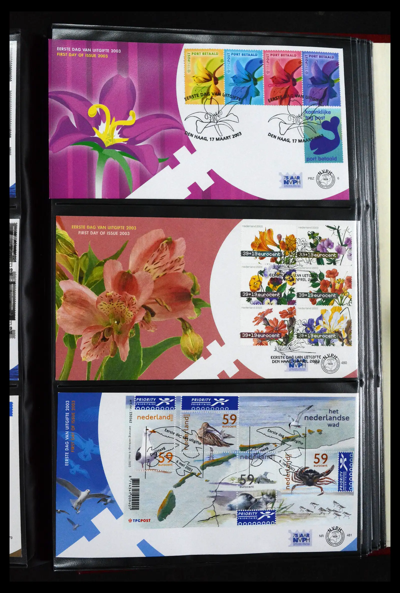 41683 0076 - Postzegelverzameling 41683 Nederland fdc's 2001-2013.