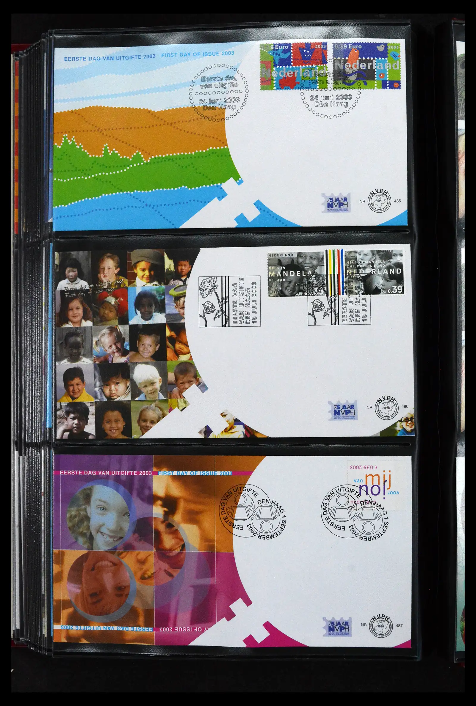 41683 0079 - Postzegelverzameling 41683 Nederland fdc's 2001-2013.