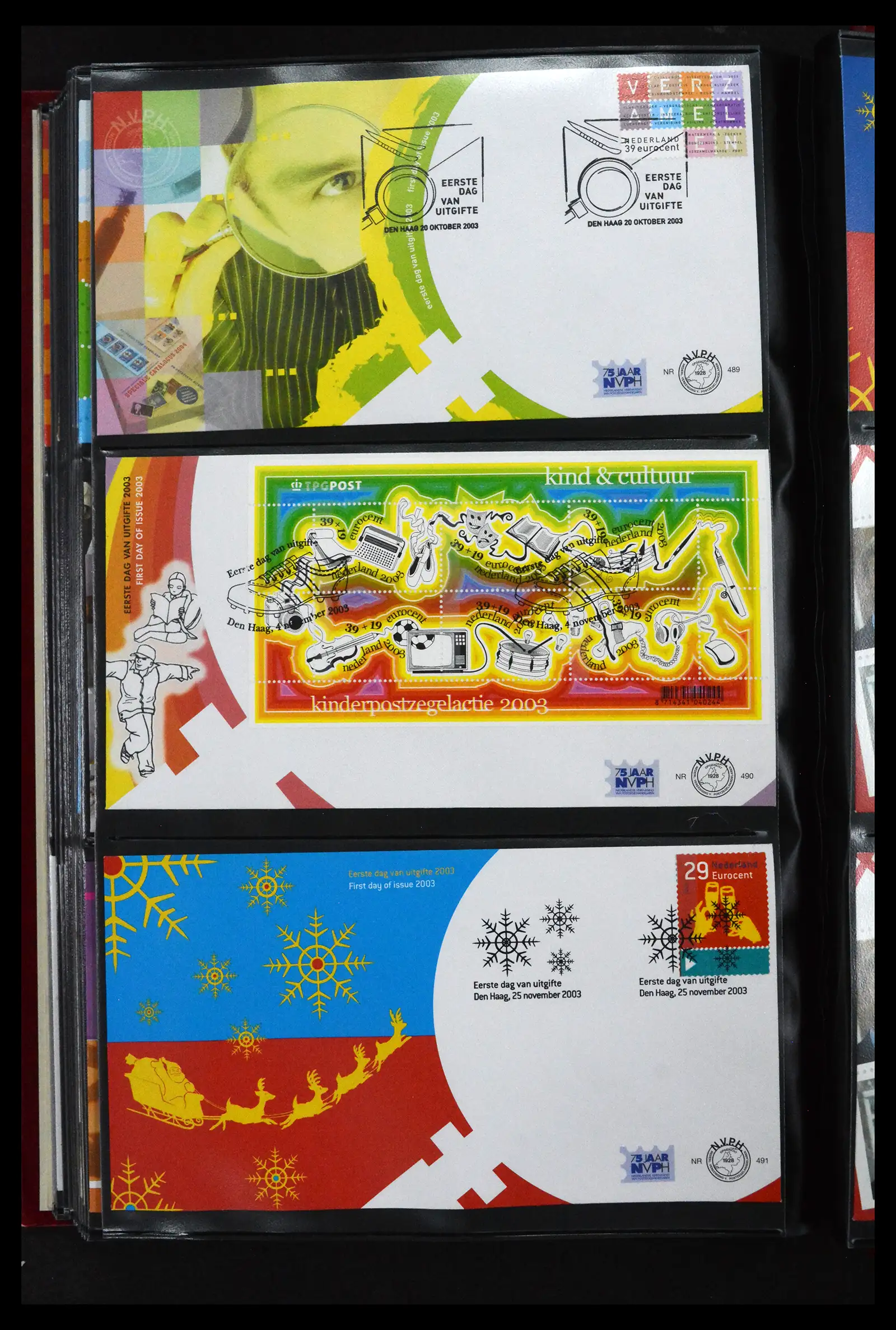 41683 0081 - Postzegelverzameling 41683 Nederland fdc's 2001-2013.