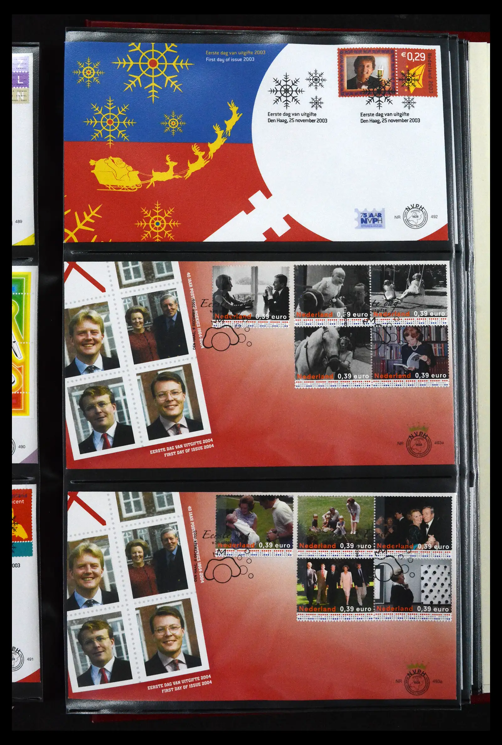 41683 0082 - Postzegelverzameling 41683 Nederland fdc's 2001-2013.