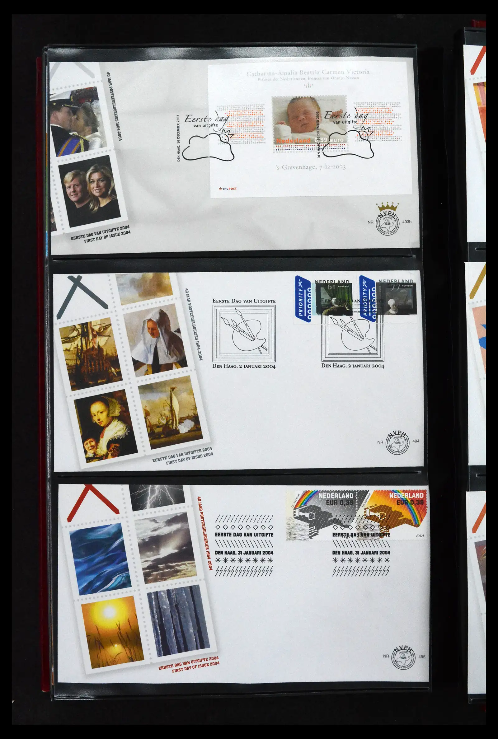 41683 0083 - Postzegelverzameling 41683 Nederland fdc's 2001-2013.