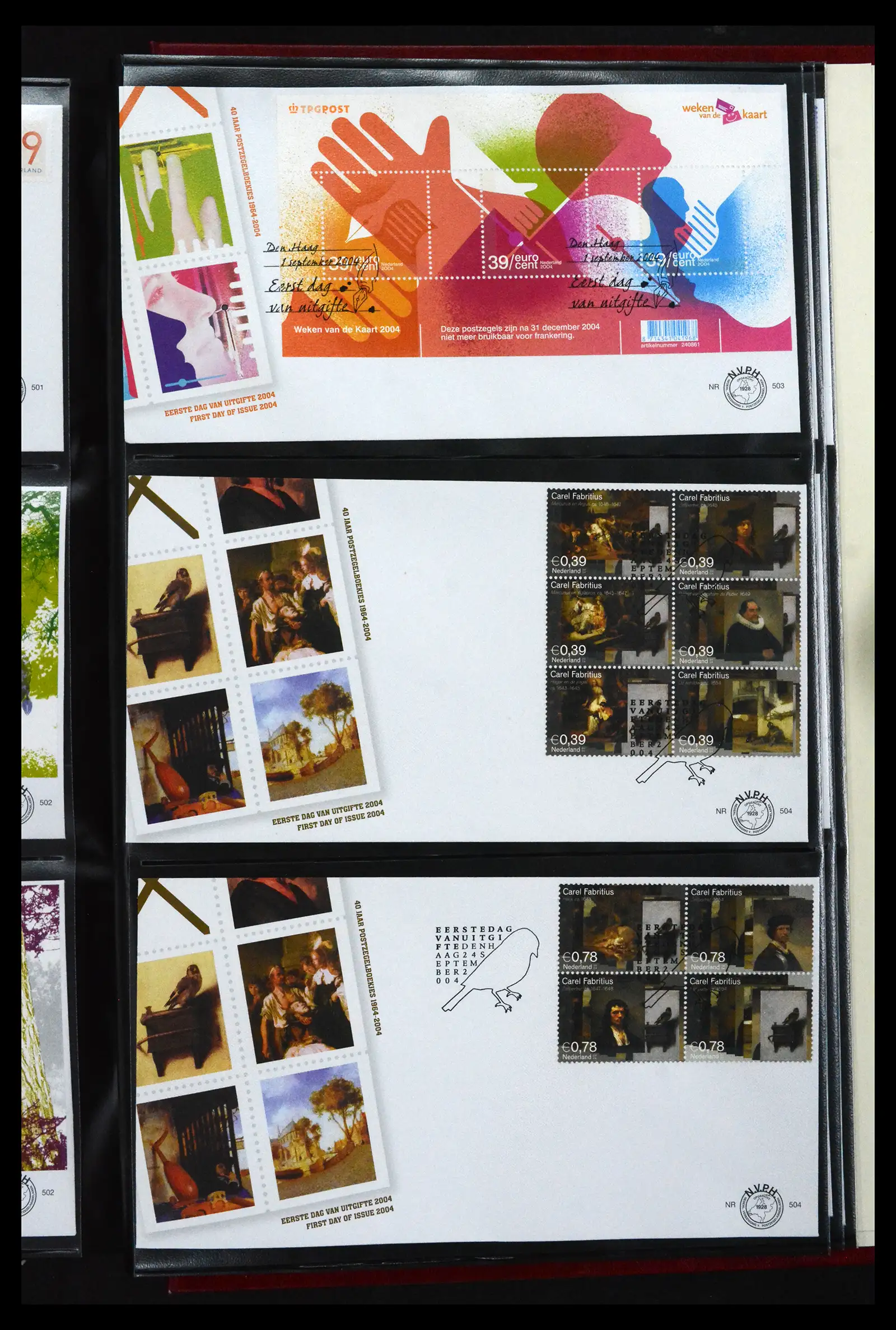 41683 0088 - Postzegelverzameling 41683 Nederland fdc's 2001-2013.