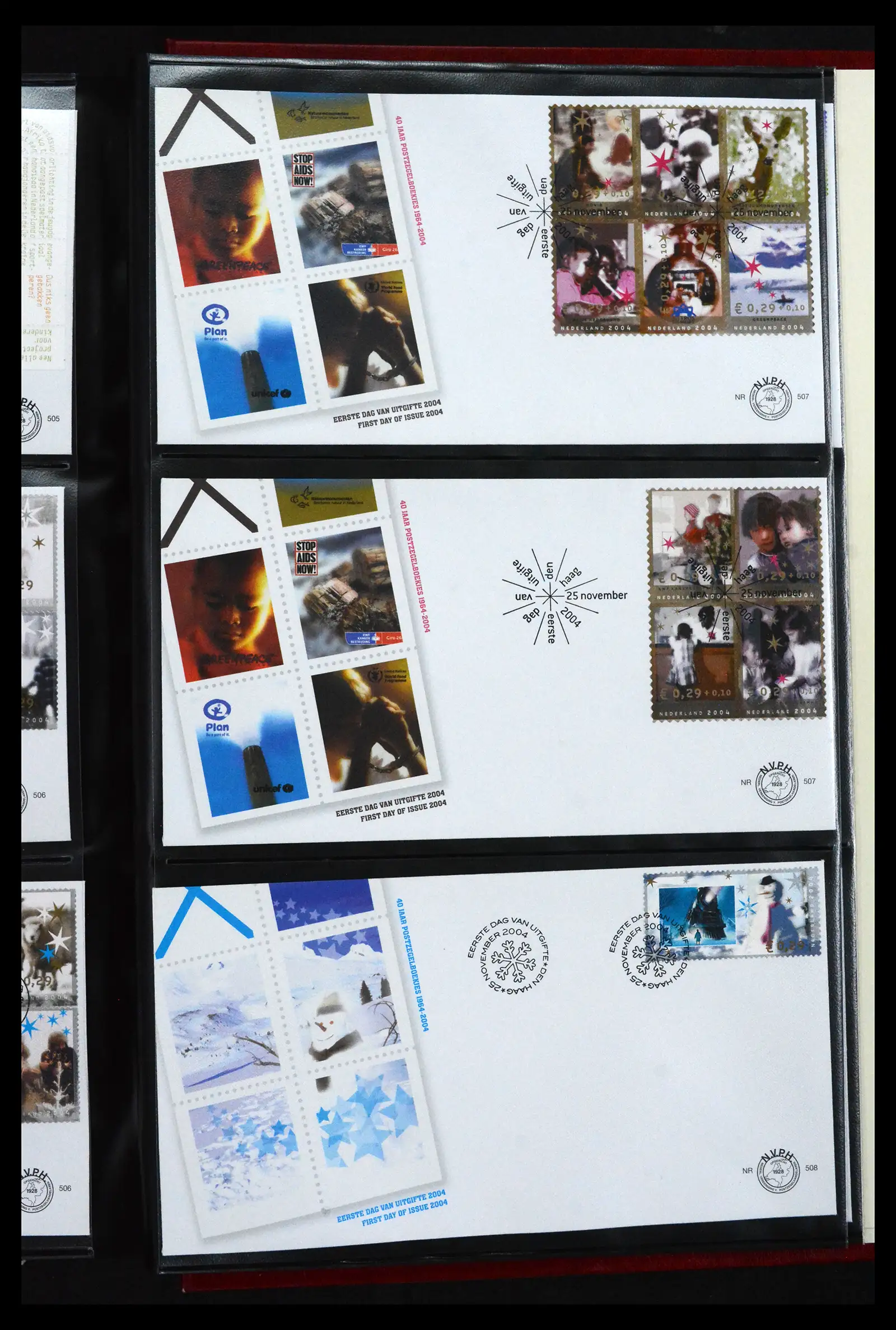 41683 0090 - Postzegelverzameling 41683 Nederland fdc's 2001-2013.