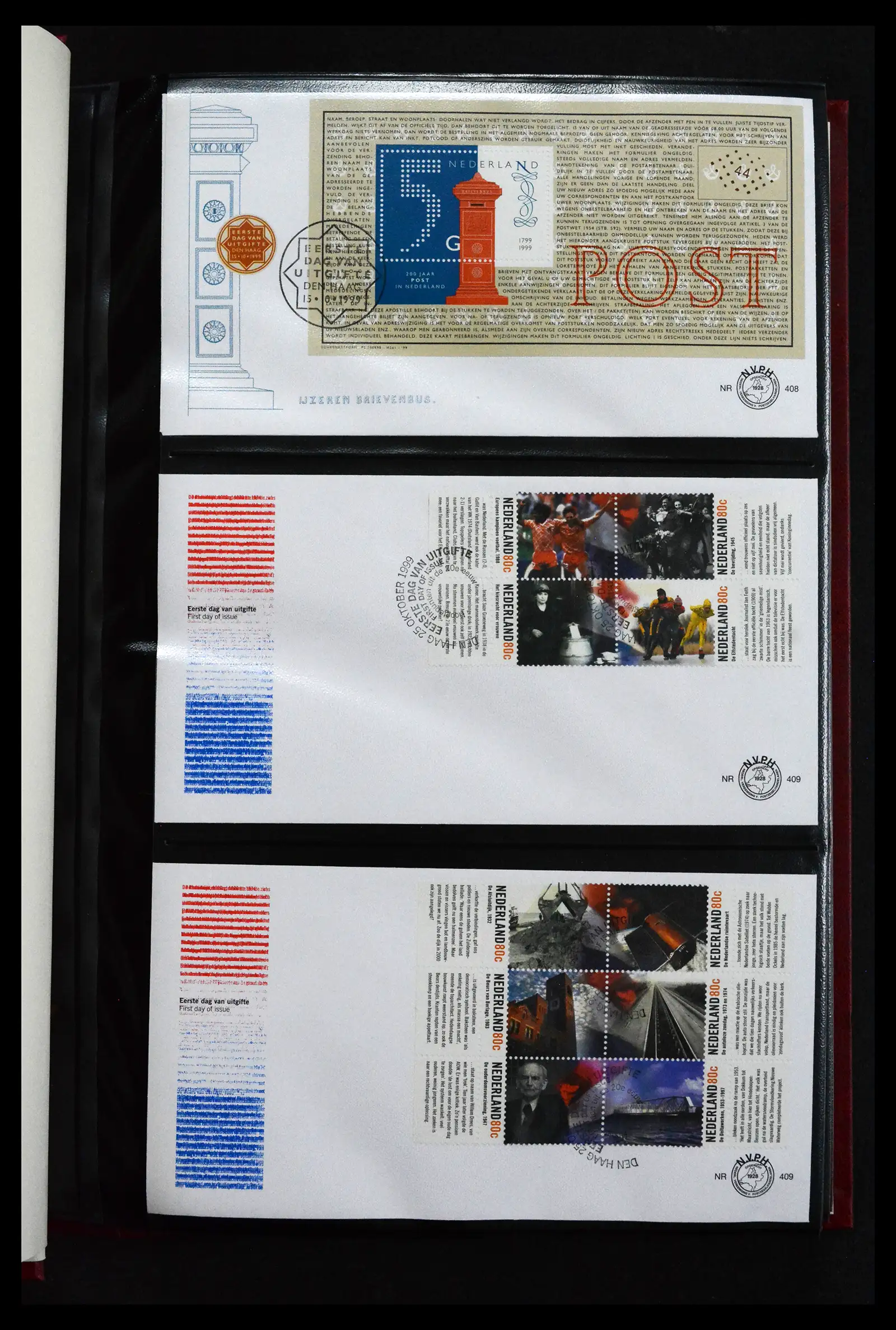 41683 0094 - Postzegelverzameling 41683 Nederland fdc's 2001-2013.
