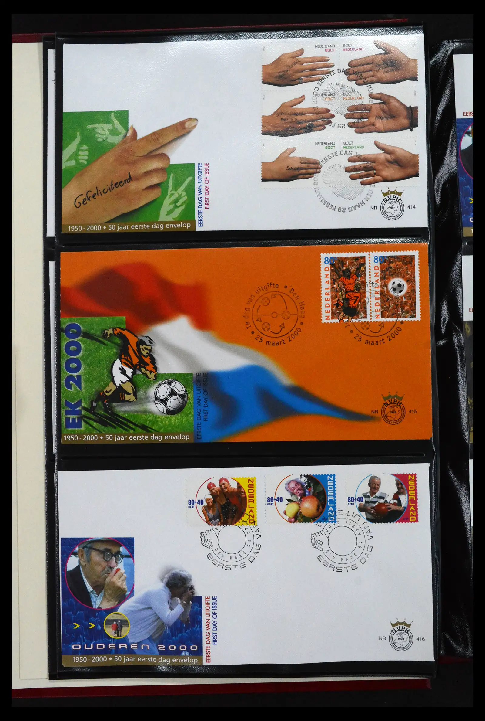 41683 0097 - Postzegelverzameling 41683 Nederland fdc's 2001-2013.