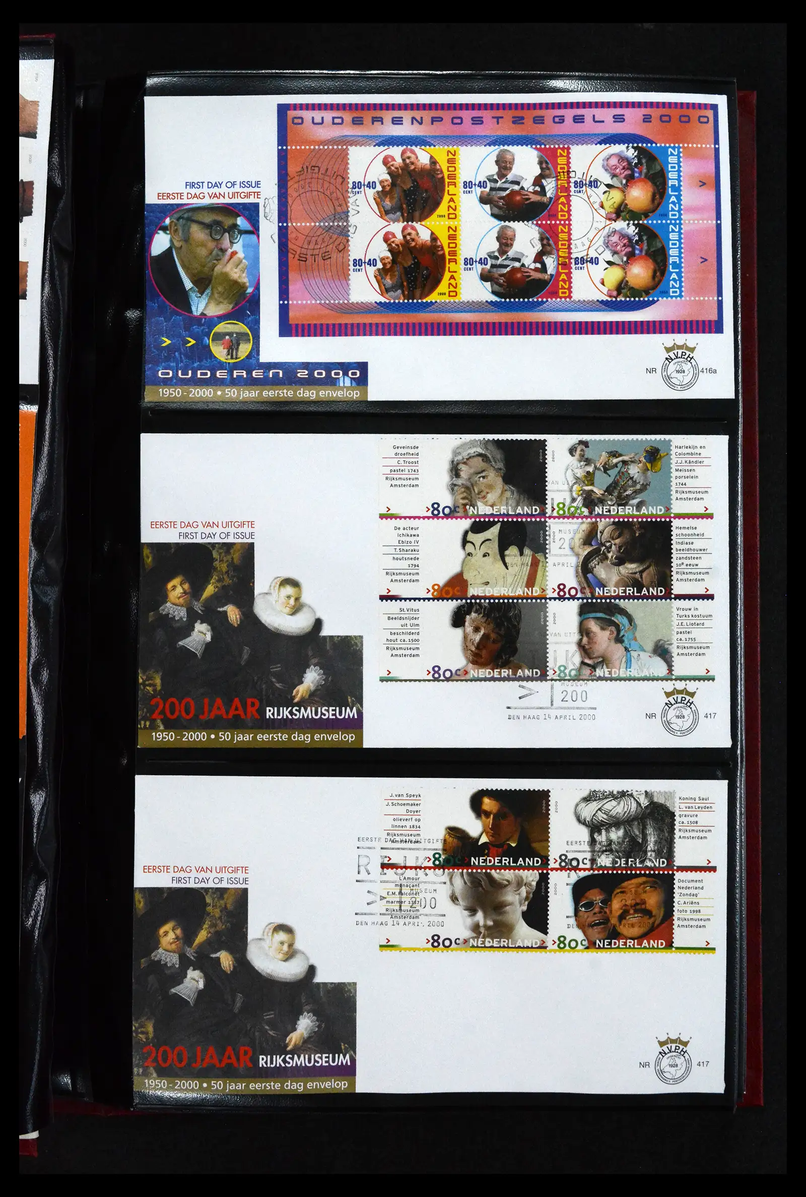 41683 0098 - Postzegelverzameling 41683 Nederland fdc's 2001-2013.