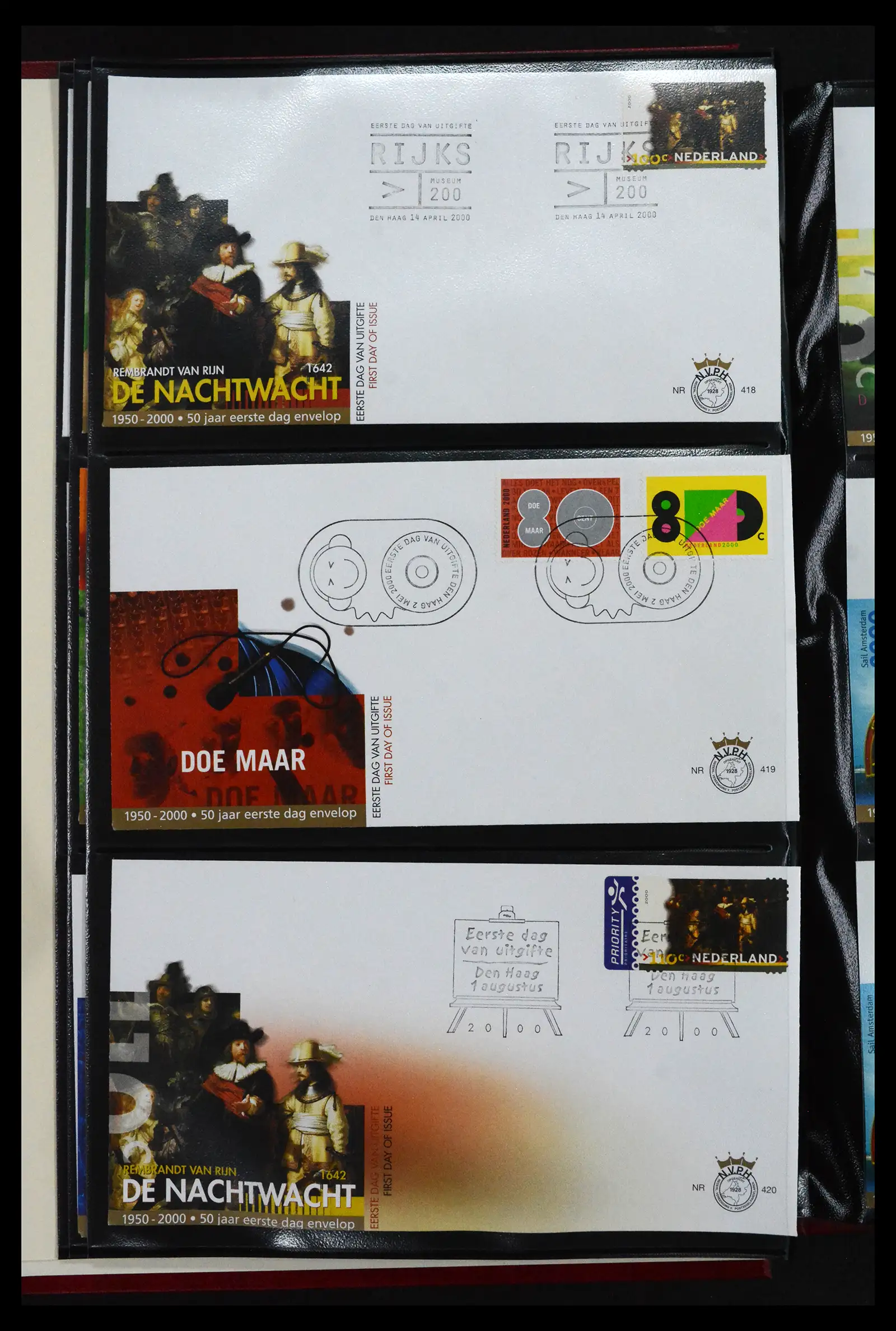 41683 0099 - Postzegelverzameling 41683 Nederland fdc's 2001-2013.