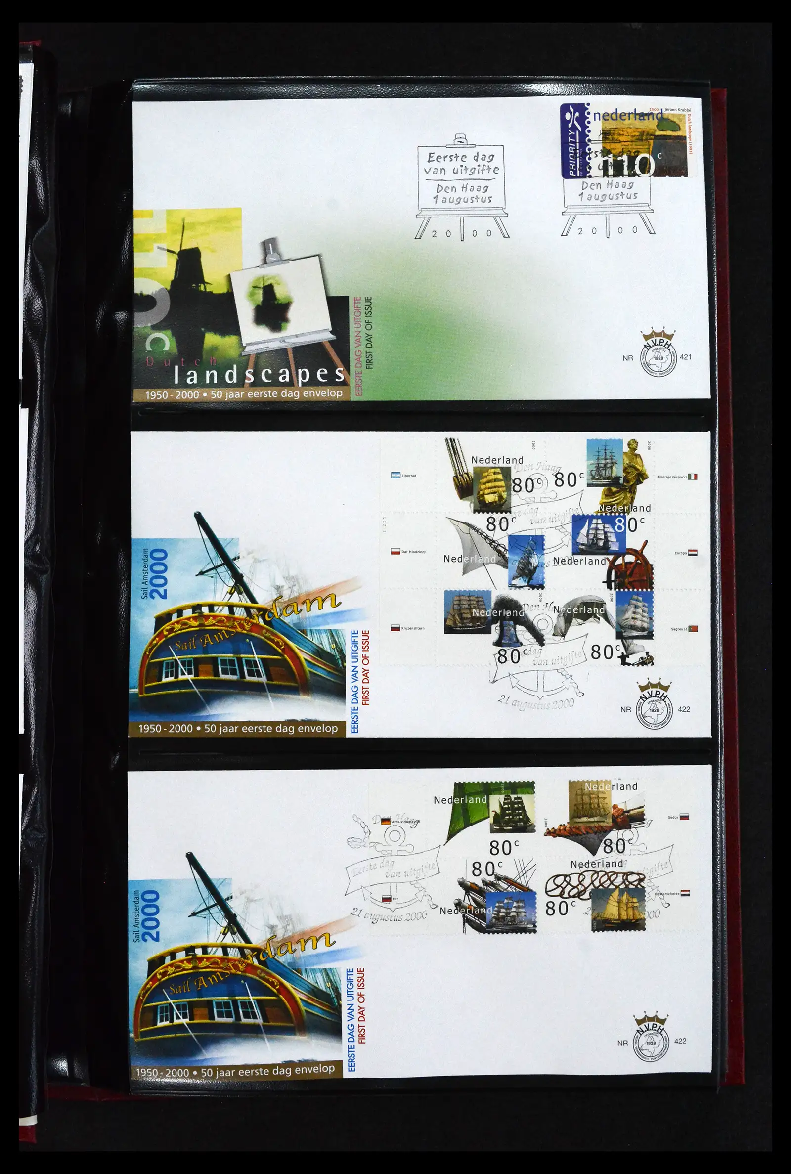 41683 0100 - Postzegelverzameling 41683 Nederland fdc's 2001-2013.