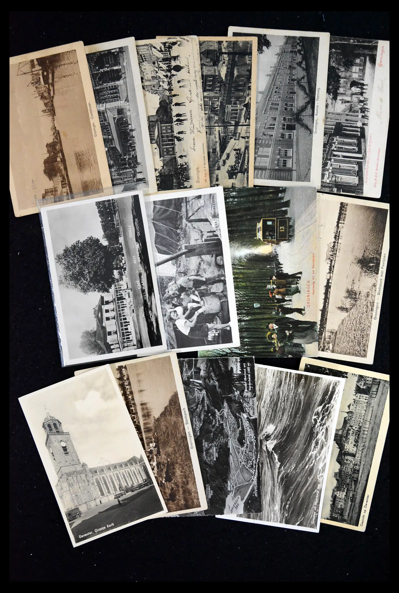 41684 0003 - Postzegelverzameling 41684 Nederland oude ansichtkaarten.