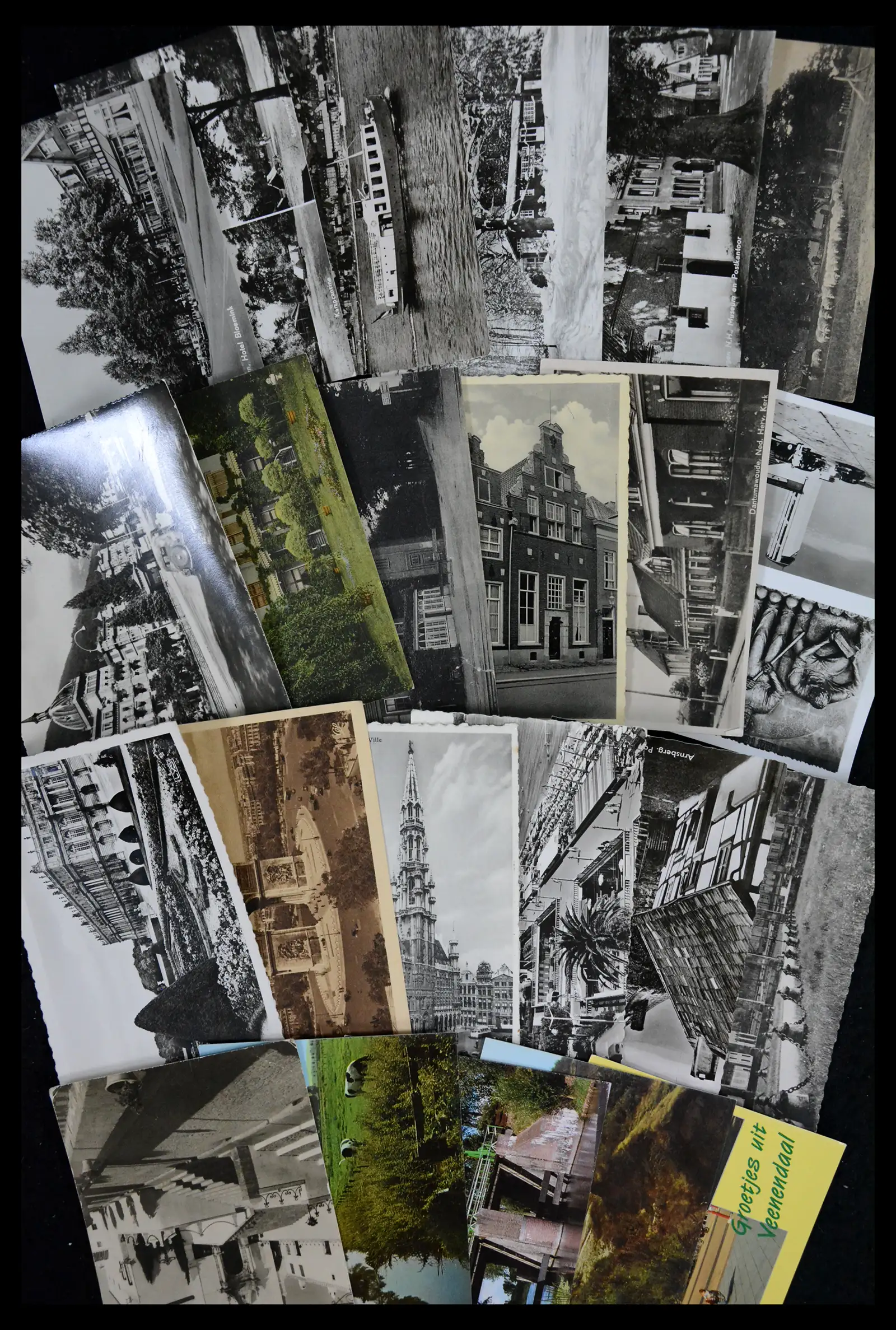 41684 0005 - Postzegelverzameling 41684 Nederland oude ansichtkaarten.