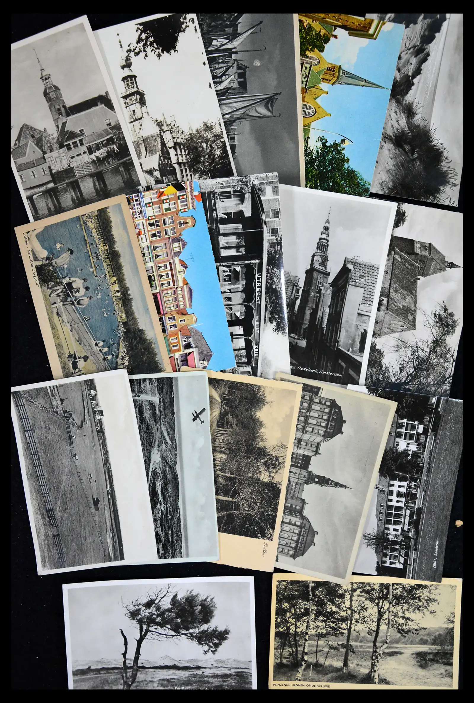 41684 0007 - Postzegelverzameling 41684 Nederland oude ansichtkaarten.