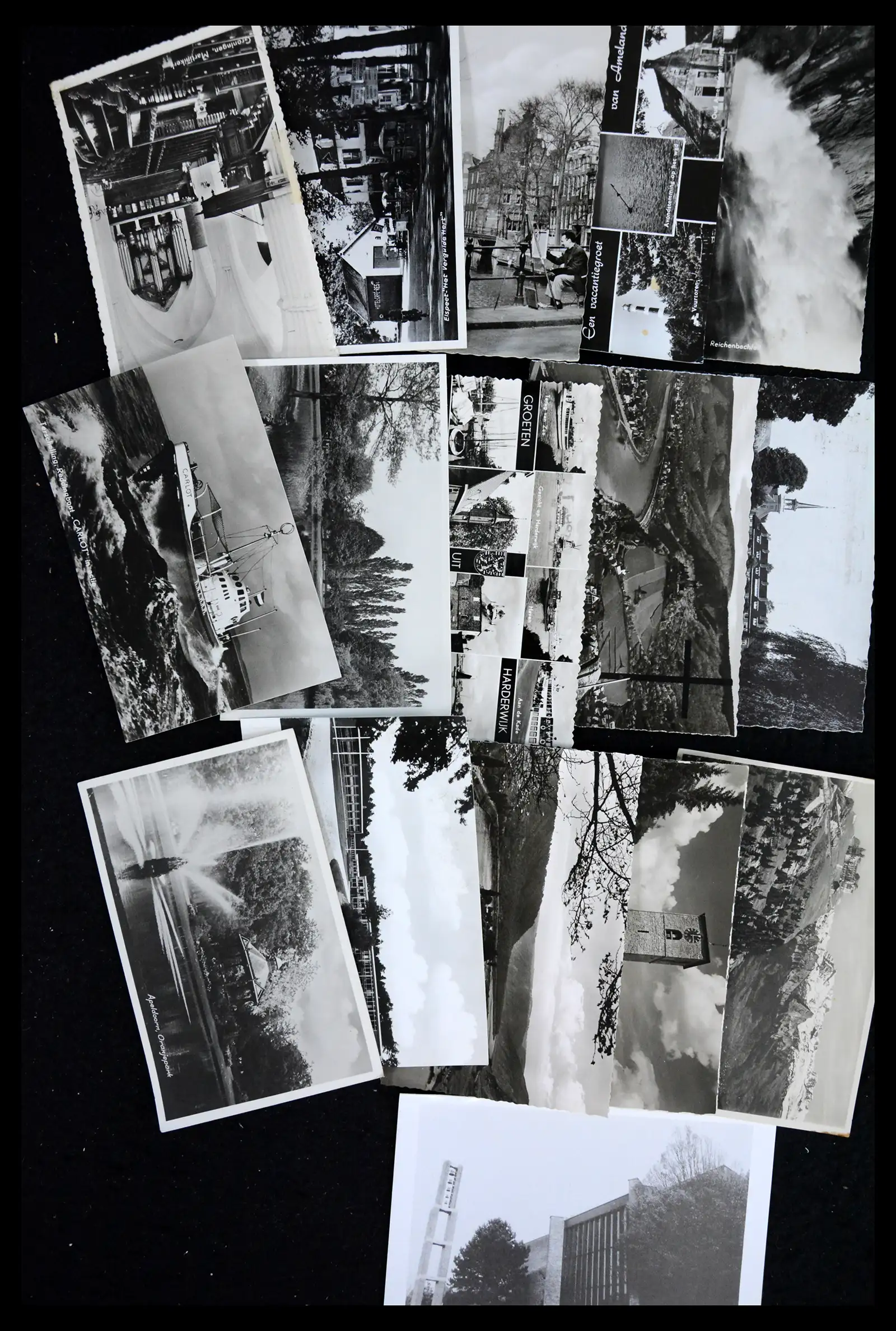 41684 0008 - Postzegelverzameling 41684 Nederland oude ansichtkaarten.