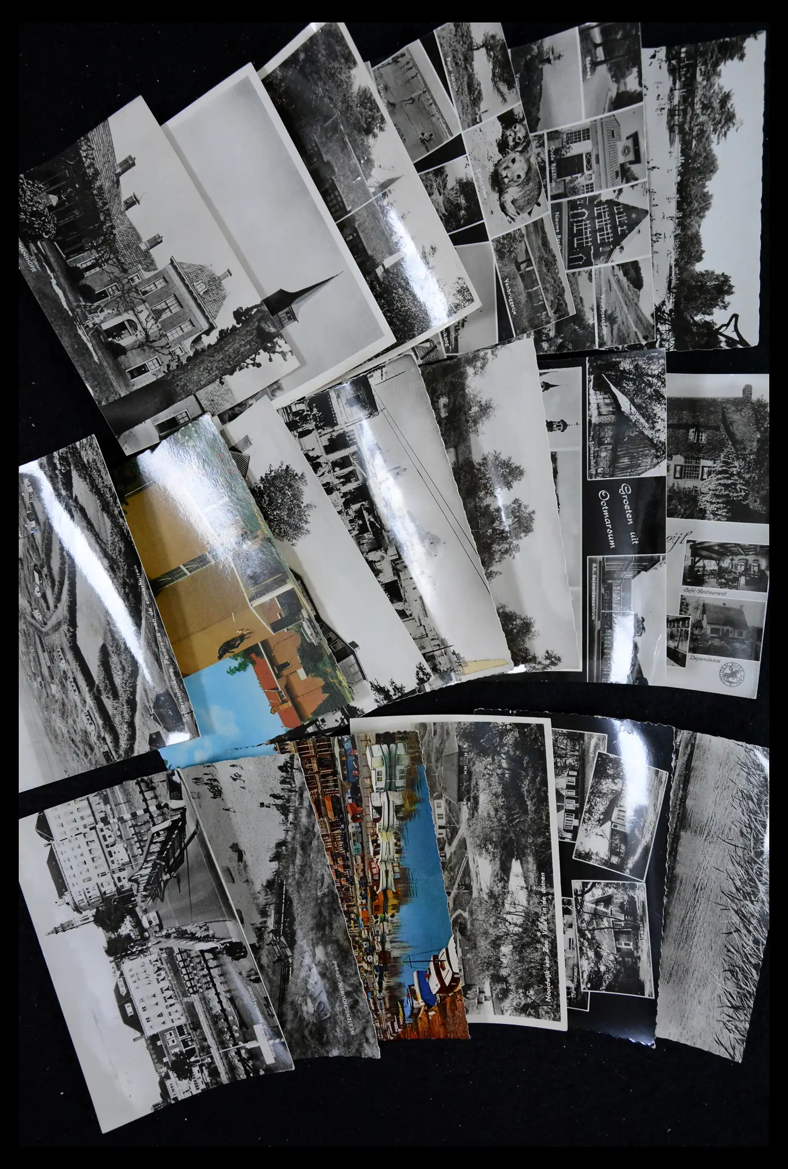 41684 0009 - Postzegelverzameling 41684 Nederland oude ansichtkaarten.