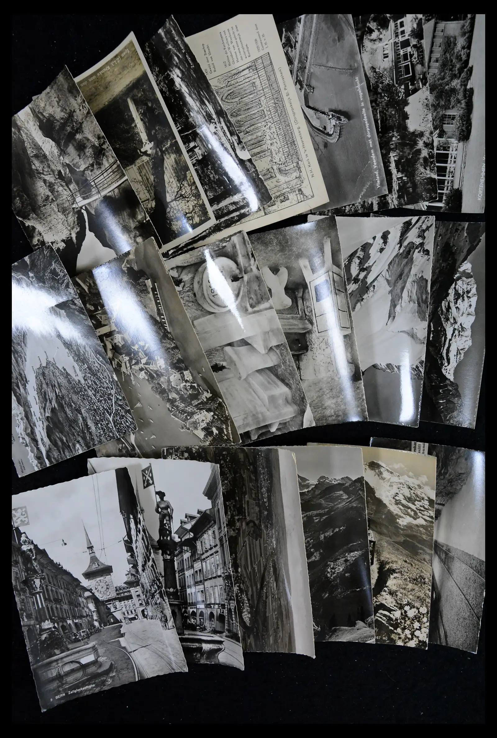 41684 0010 - Postzegelverzameling 41684 Nederland oude ansichtkaarten.