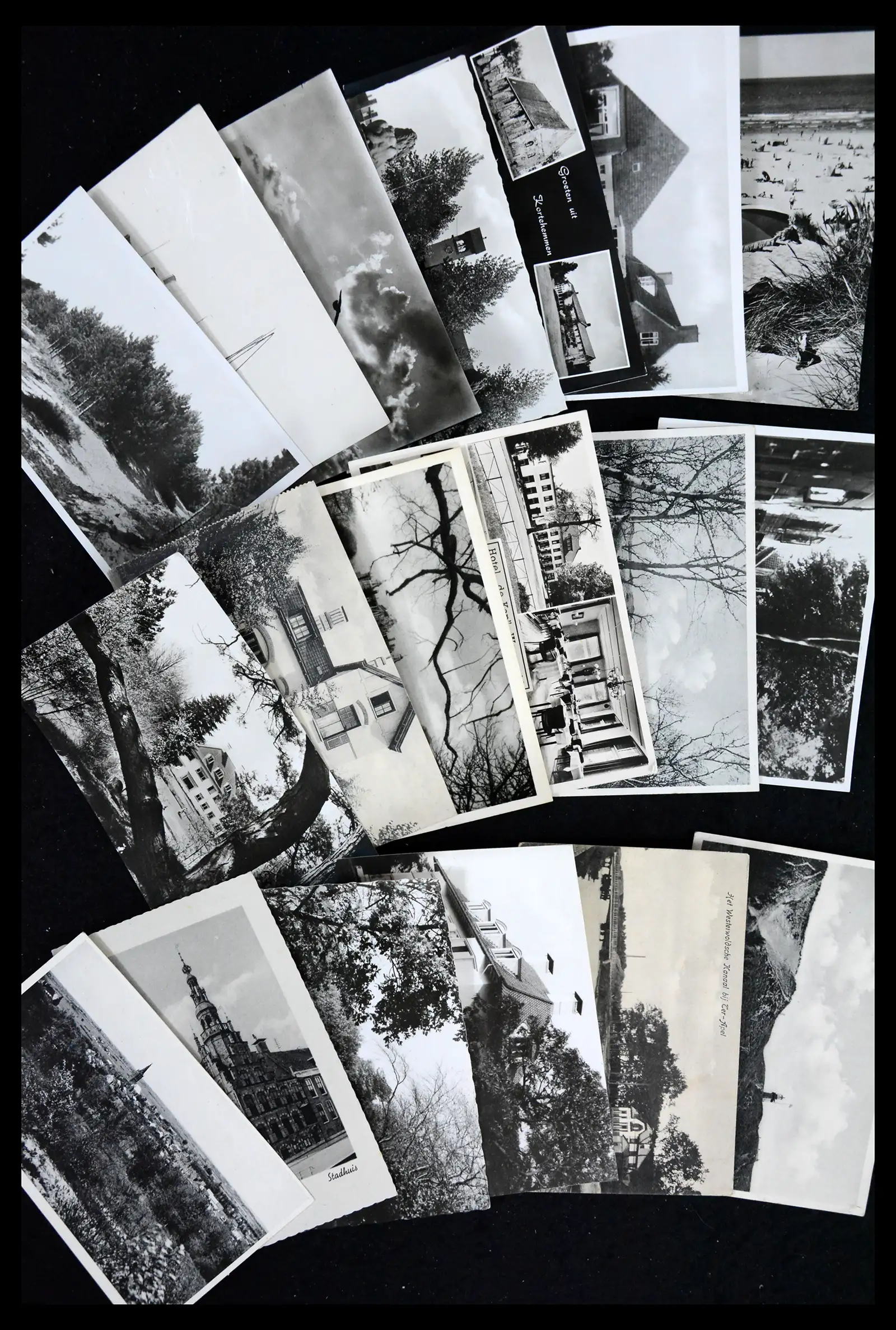 41684 0014 - Postzegelverzameling 41684 Nederland oude ansichtkaarten.