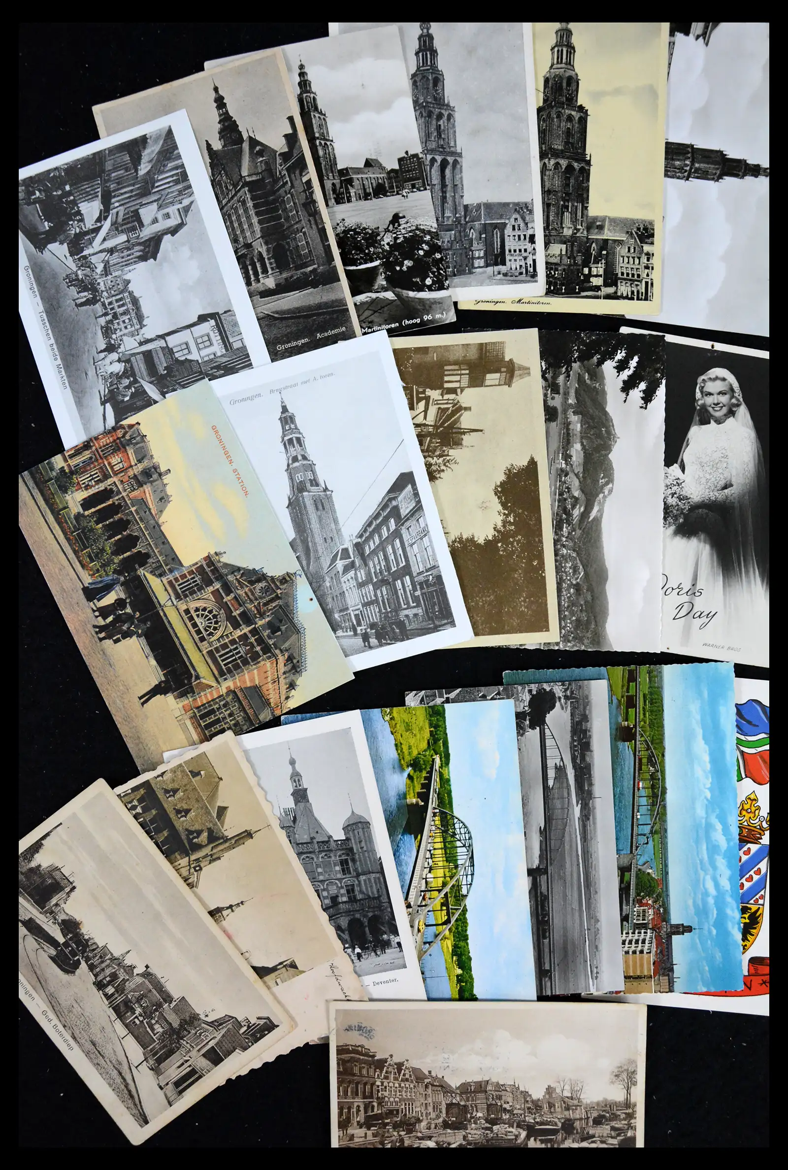 41684 0019 - Postzegelverzameling 41684 Nederland oude ansichtkaarten.