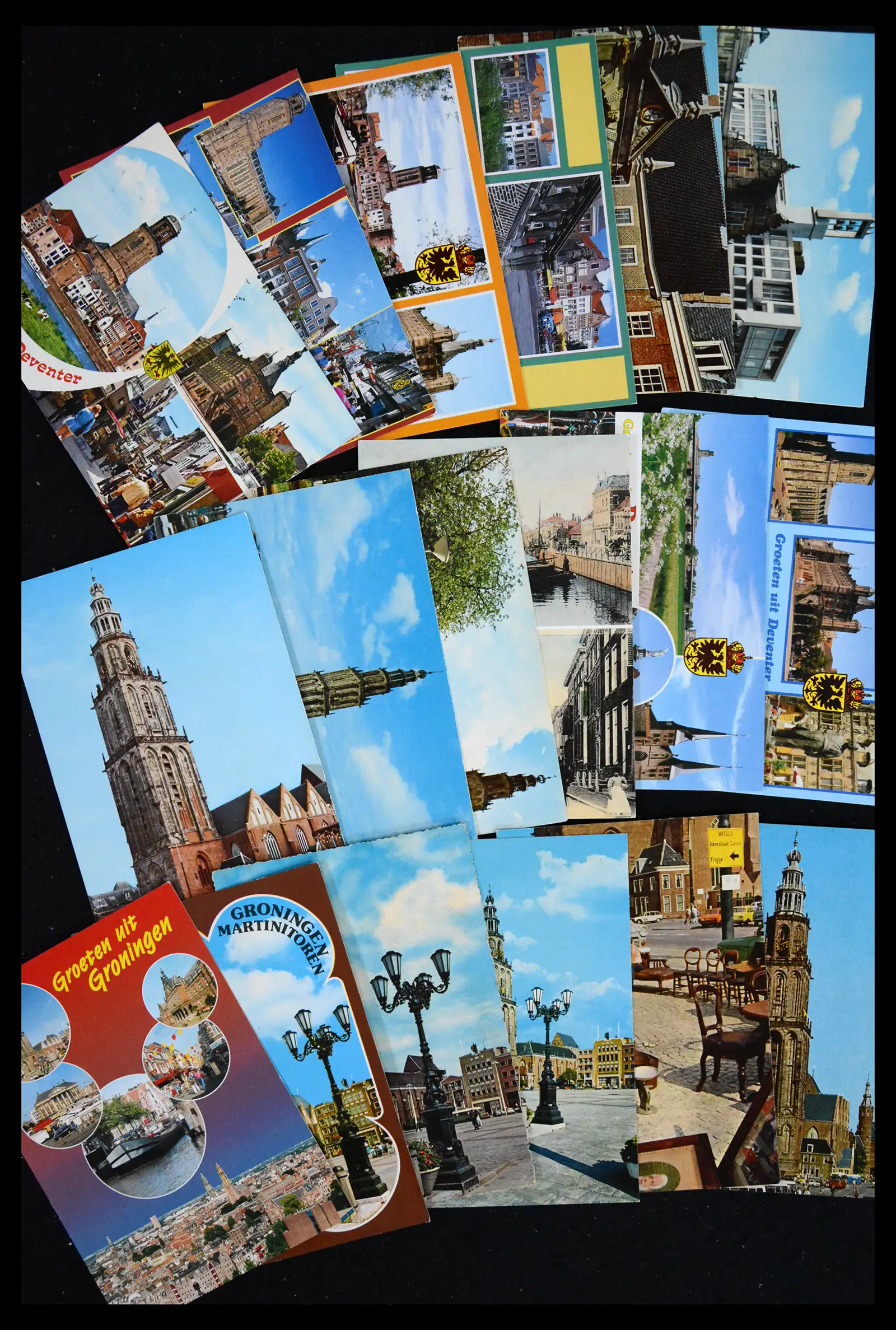 41684 0020 - Postzegelverzameling 41684 Nederland oude ansichtkaarten.