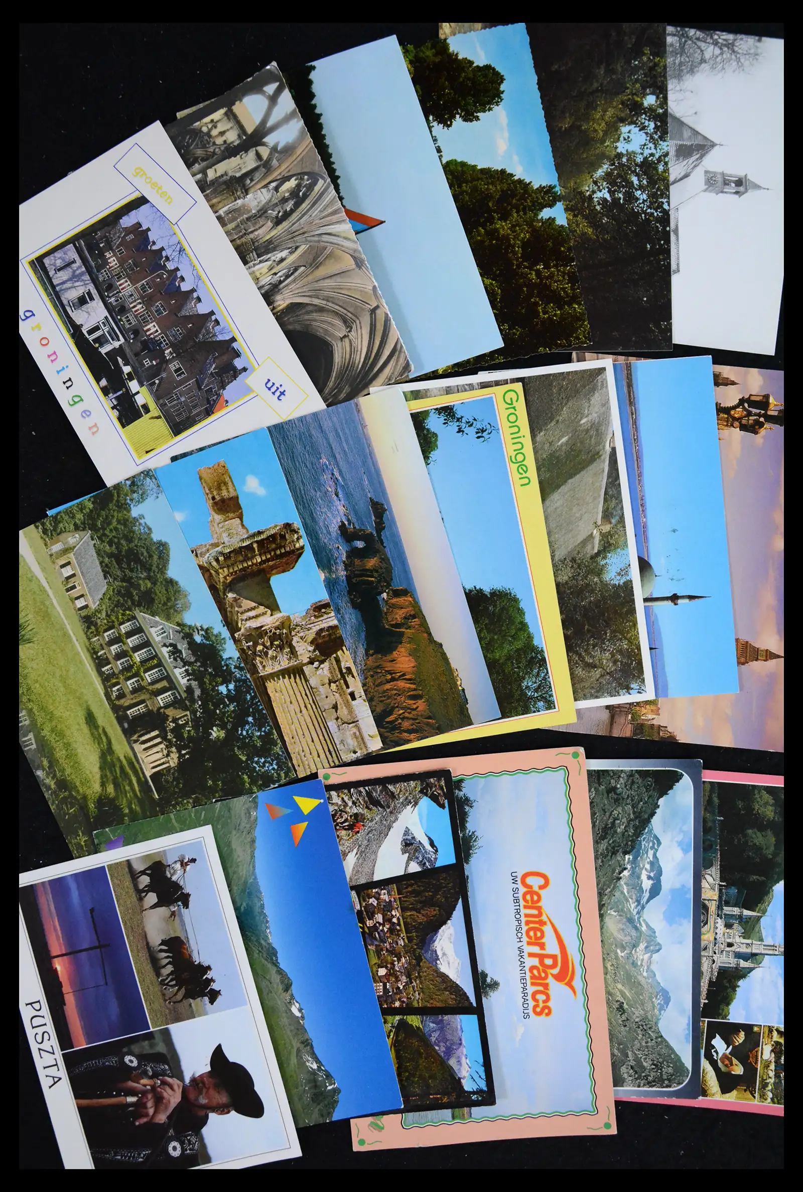 41684 0023 - Postzegelverzameling 41684 Nederland oude ansichtkaarten.